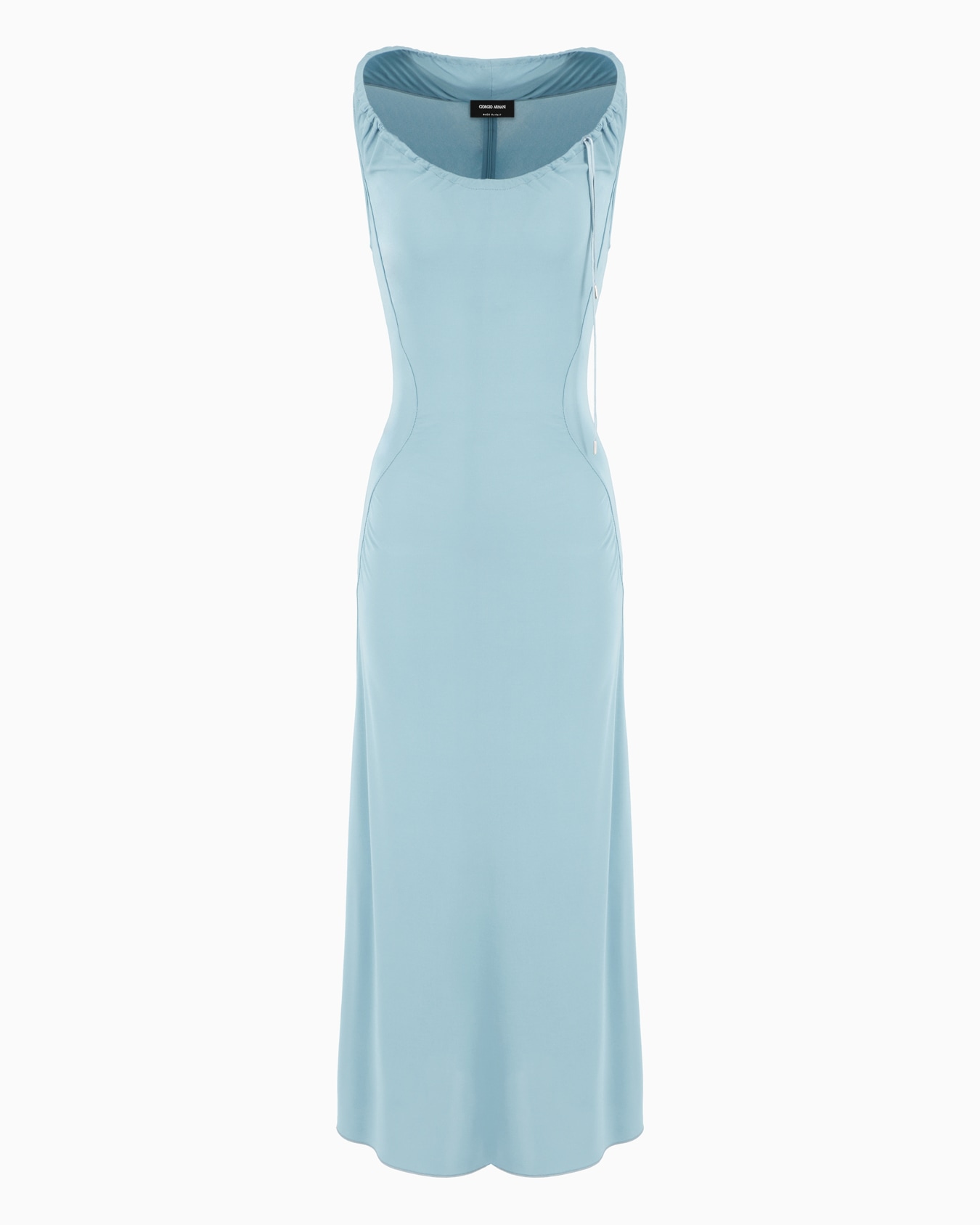 Robe mi-longue en jersey de viscose toucher crêpe ASV Diapositive 0