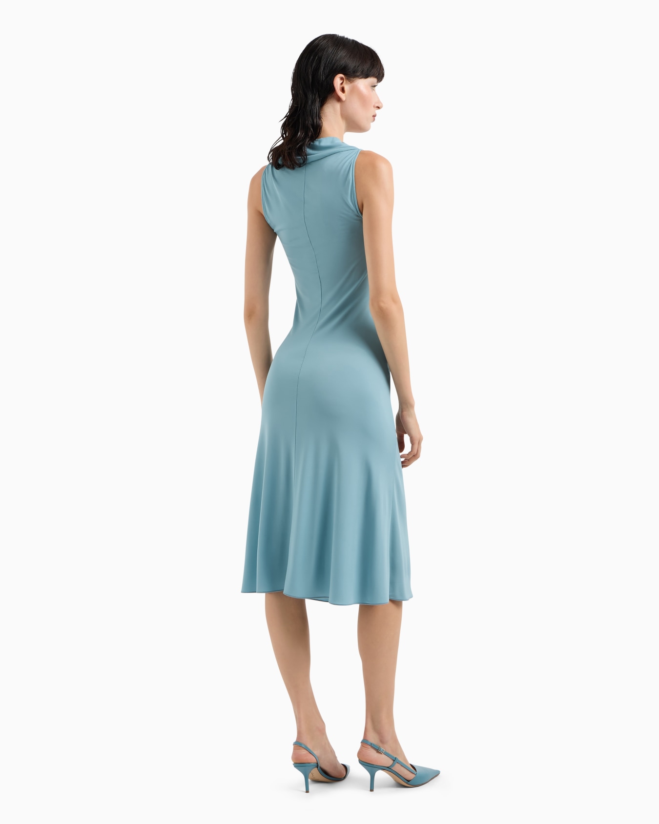 Robe mi-longue en jersey de viscose toucher crêpe ASV Diapositive 2