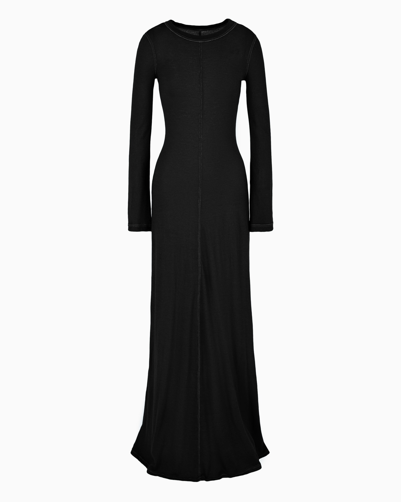 Long dress in cashmere jersey Slide 0