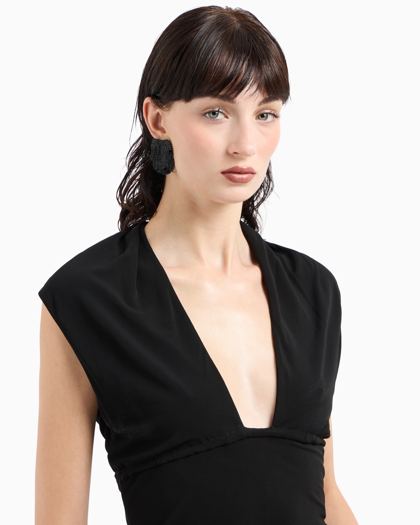 ASV crêpe viscose jersey short-sleeved top Slide 4