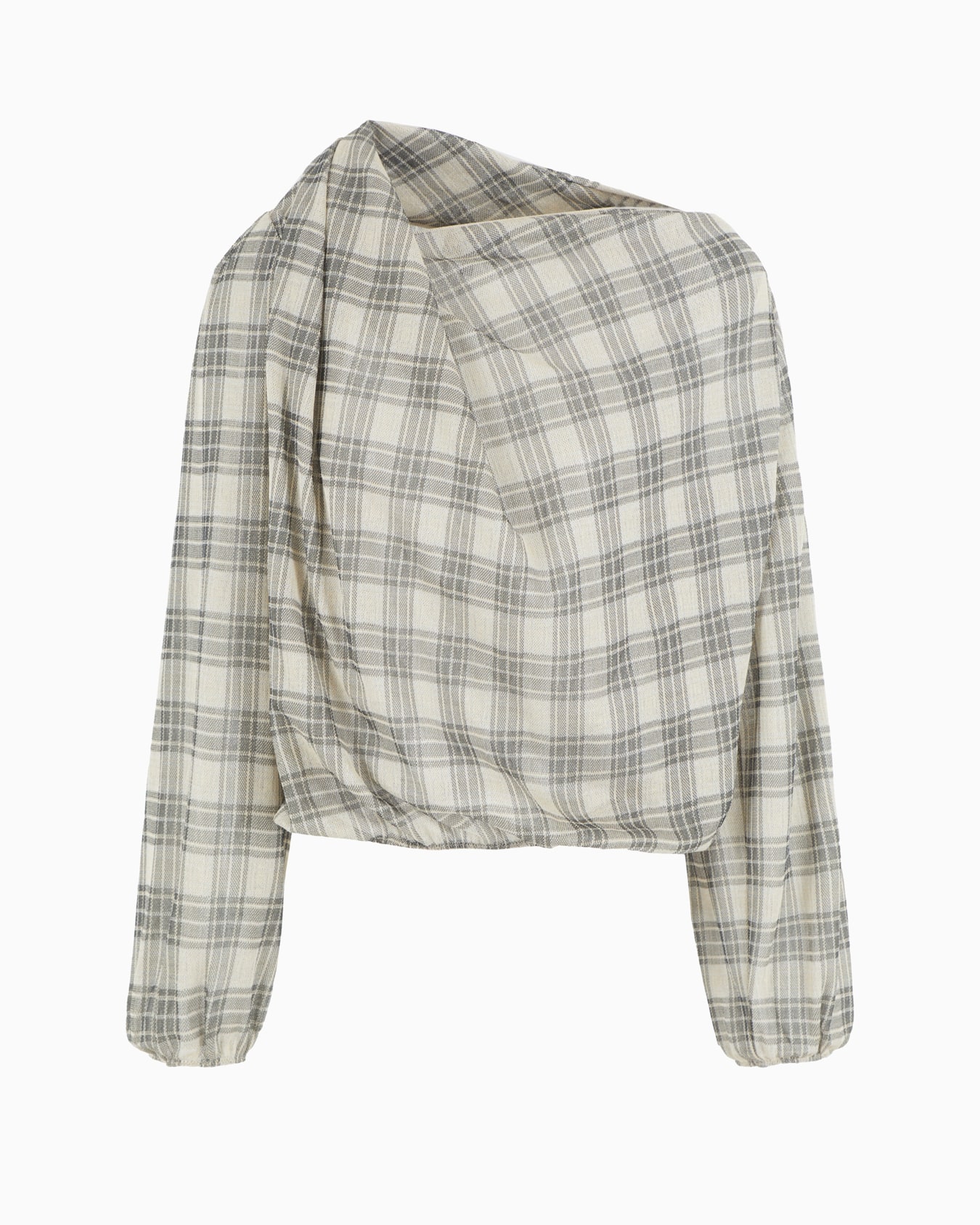 Maglia in jersey jacquard di seta e cotone Slide 0