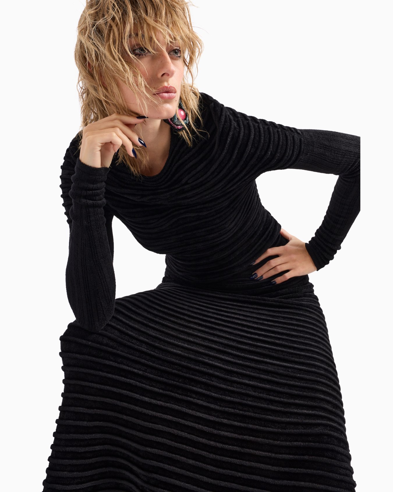 Jupe longue en chenille Diapositive 6