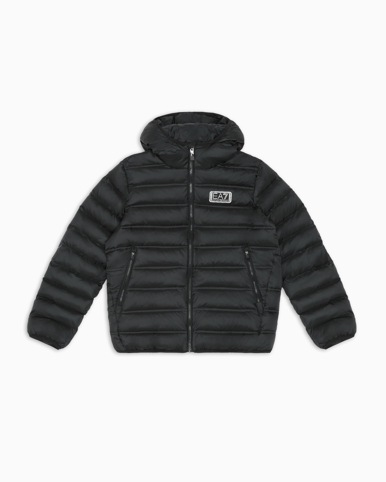 Boy hooded, padded jacket Slide 0