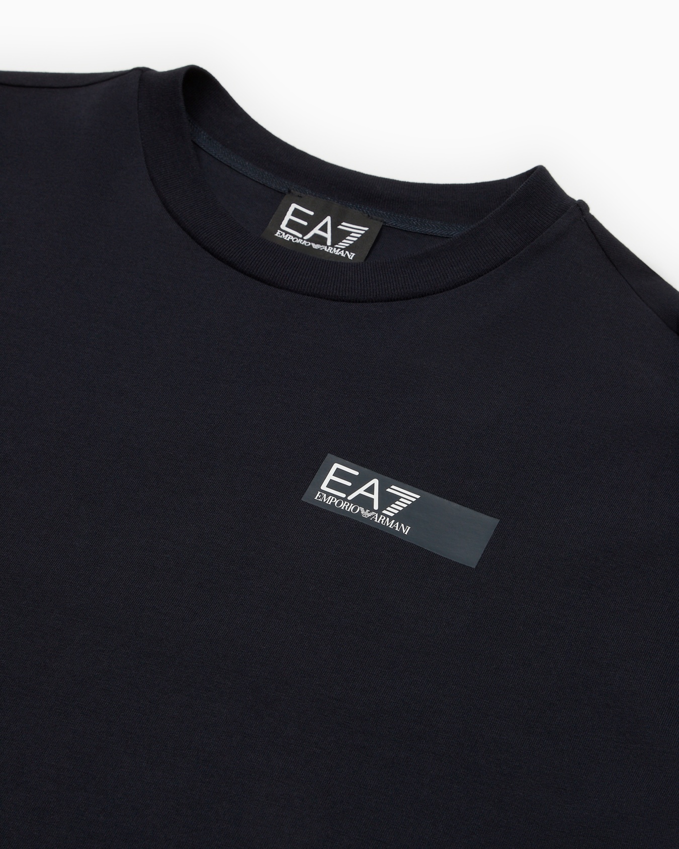Logo Series Boy cotton crew-neck T-shirt Slide 1
