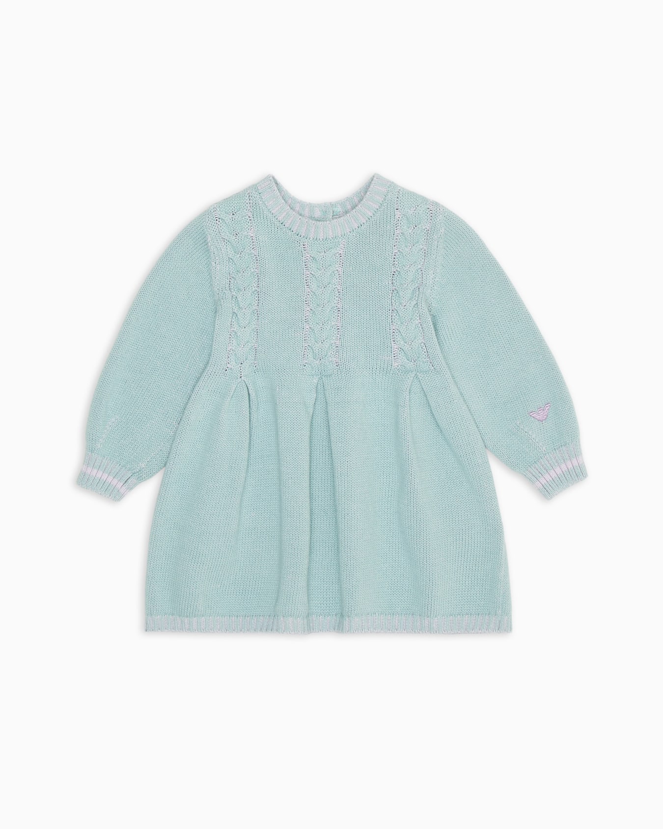 Knit dress with cable details Slide 0