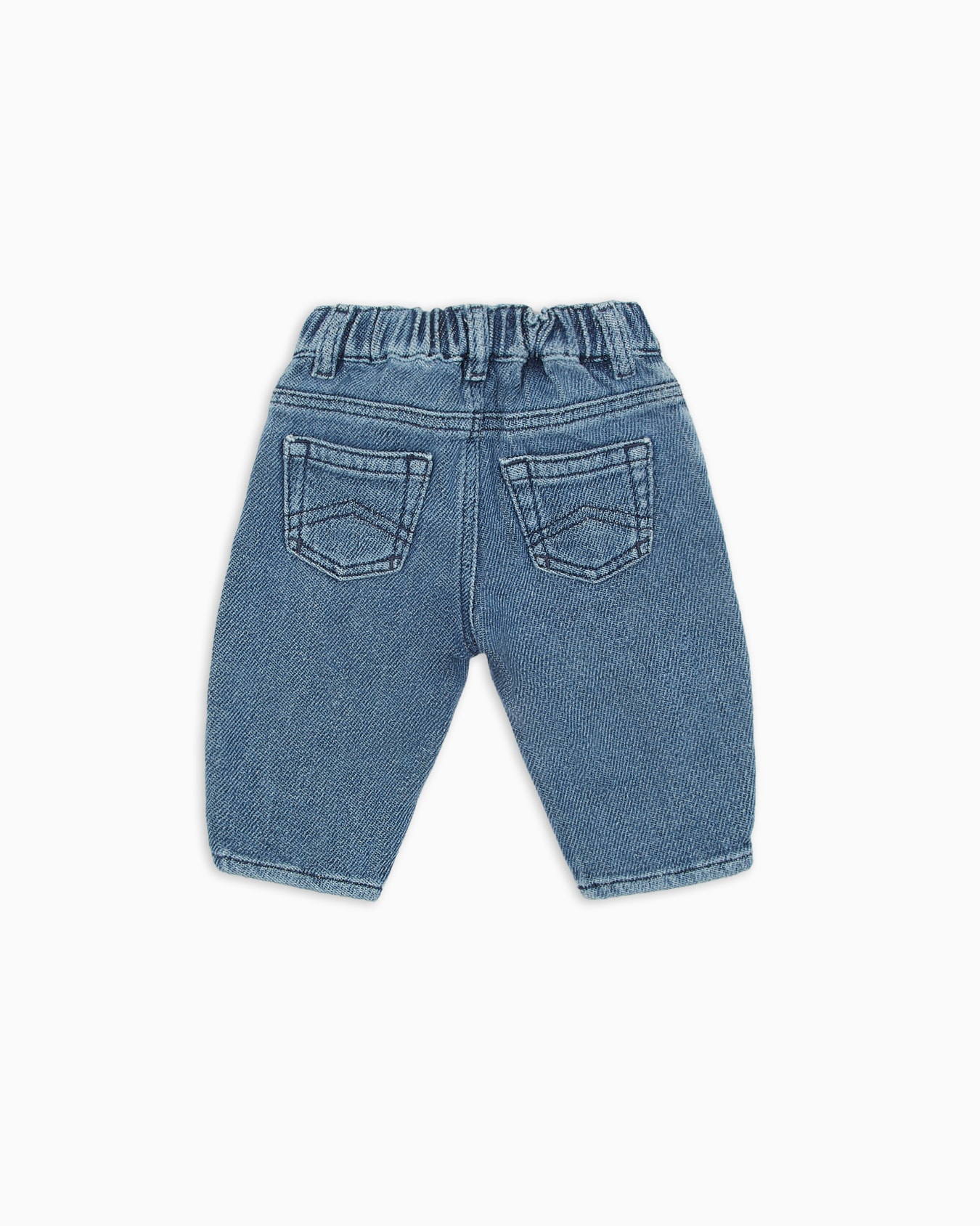 Jeans aus Stretch-Denim mit Logo-Stickerei Folie 2