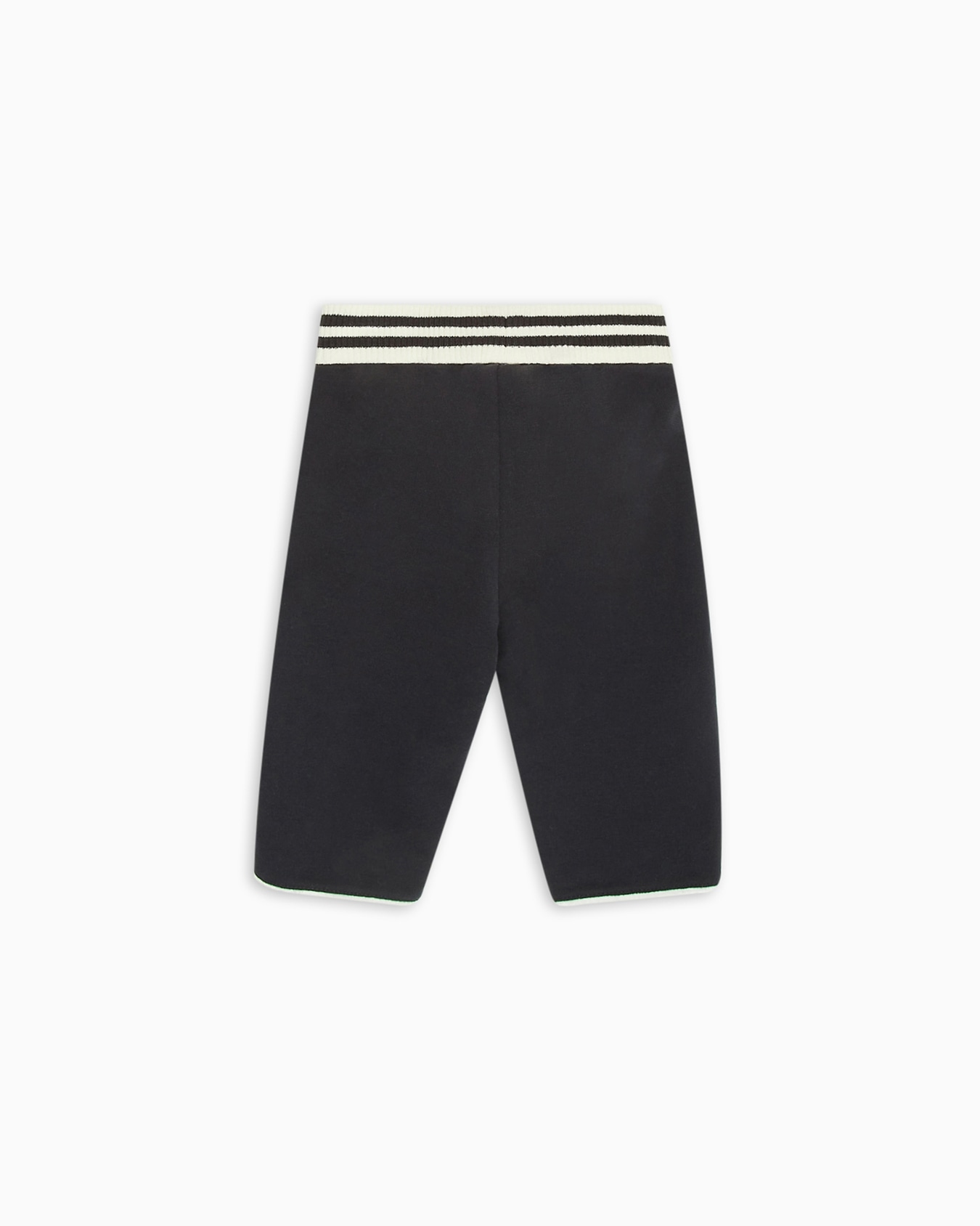 Pantalon à taille élastique avec passepoil en jersey Diapositive 2