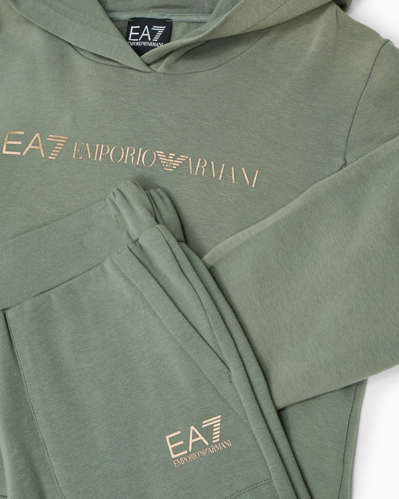 Stretch-cotton Shiny Girl tracksuit Slide 1