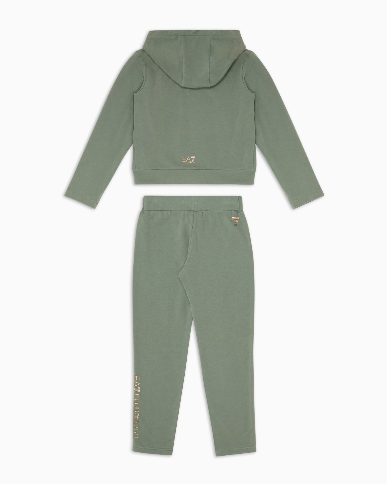 Stretch-cotton Shiny Girl tracksuit Slide 2