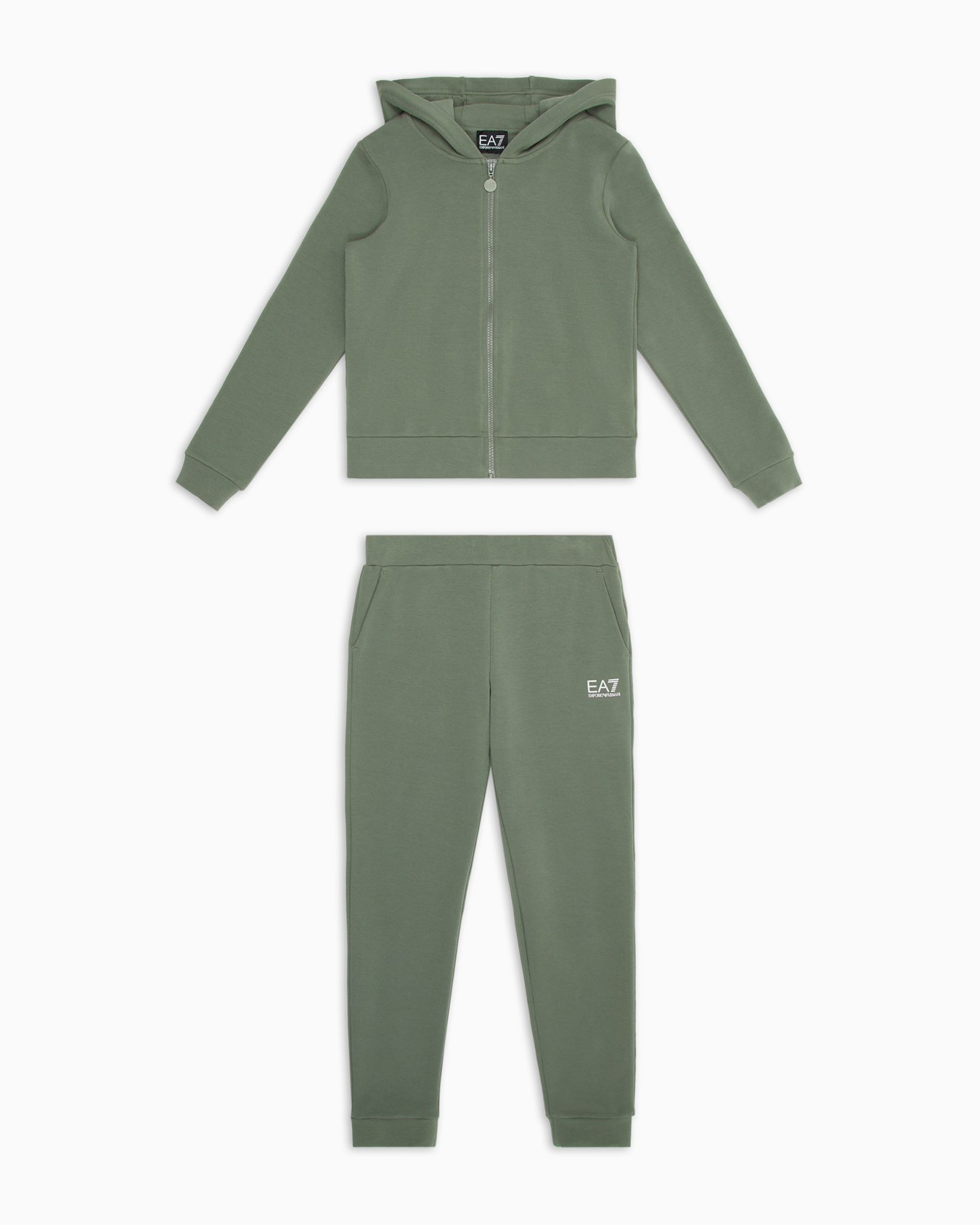 Logo Series Girl stretch organic-cotton tracksuit Slide 0