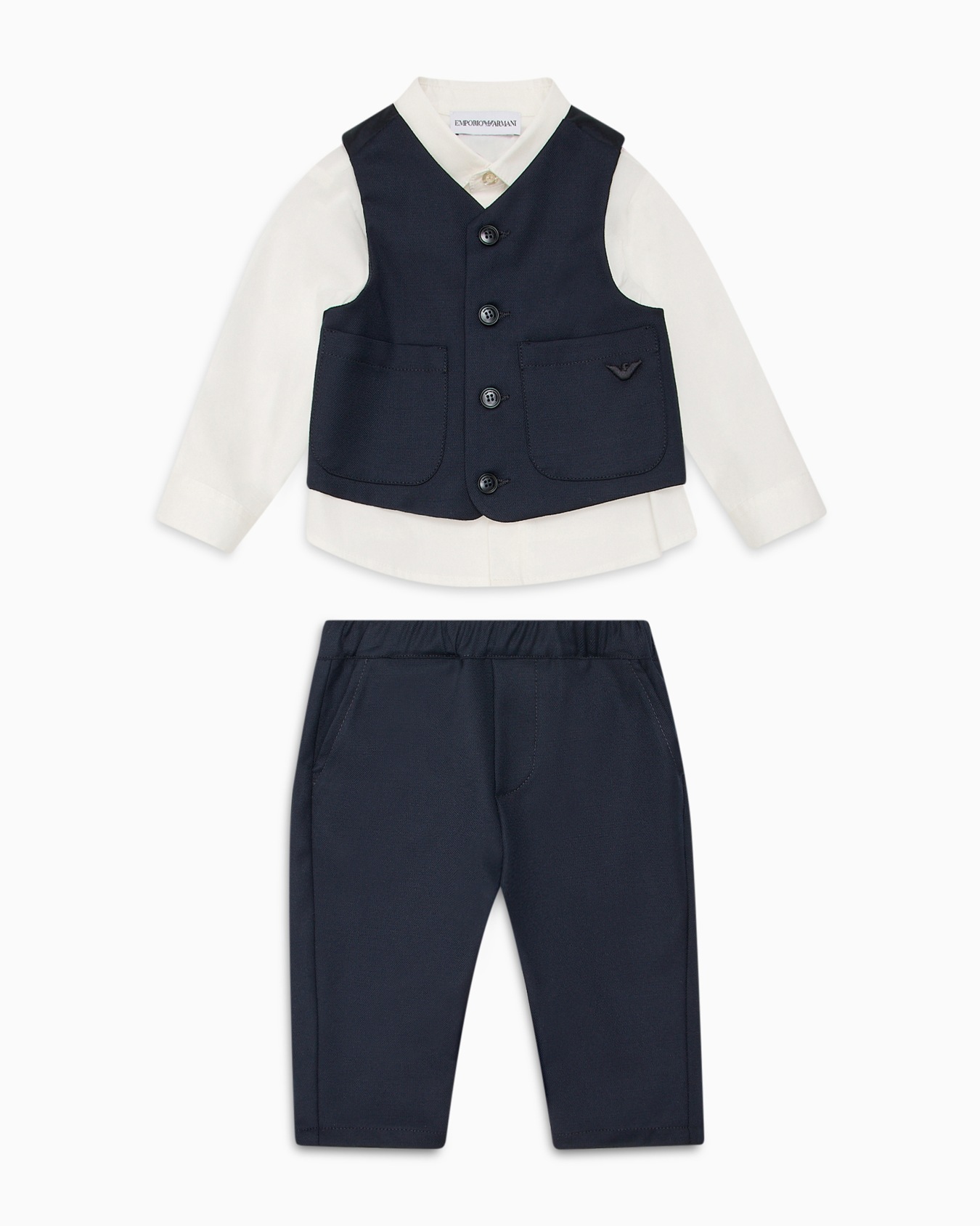 Set bestehend aus Hemd, Weste und Hose aus Cord Folie 0