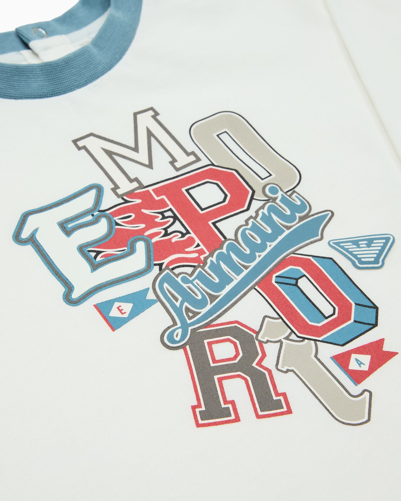 ASV jersey jumper with preppy logo print Slide 1