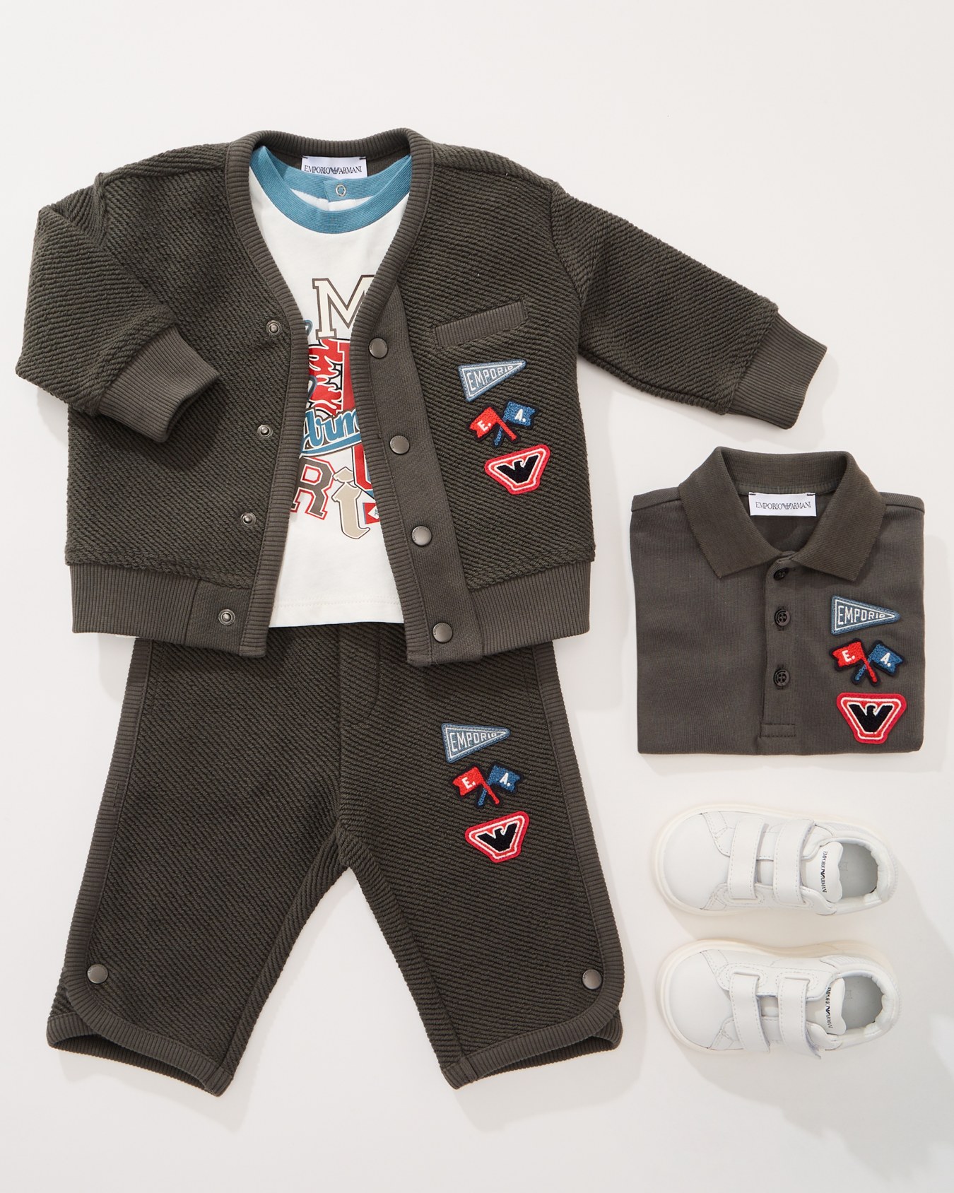 ASV jersey jumper with preppy logo print Slide 3