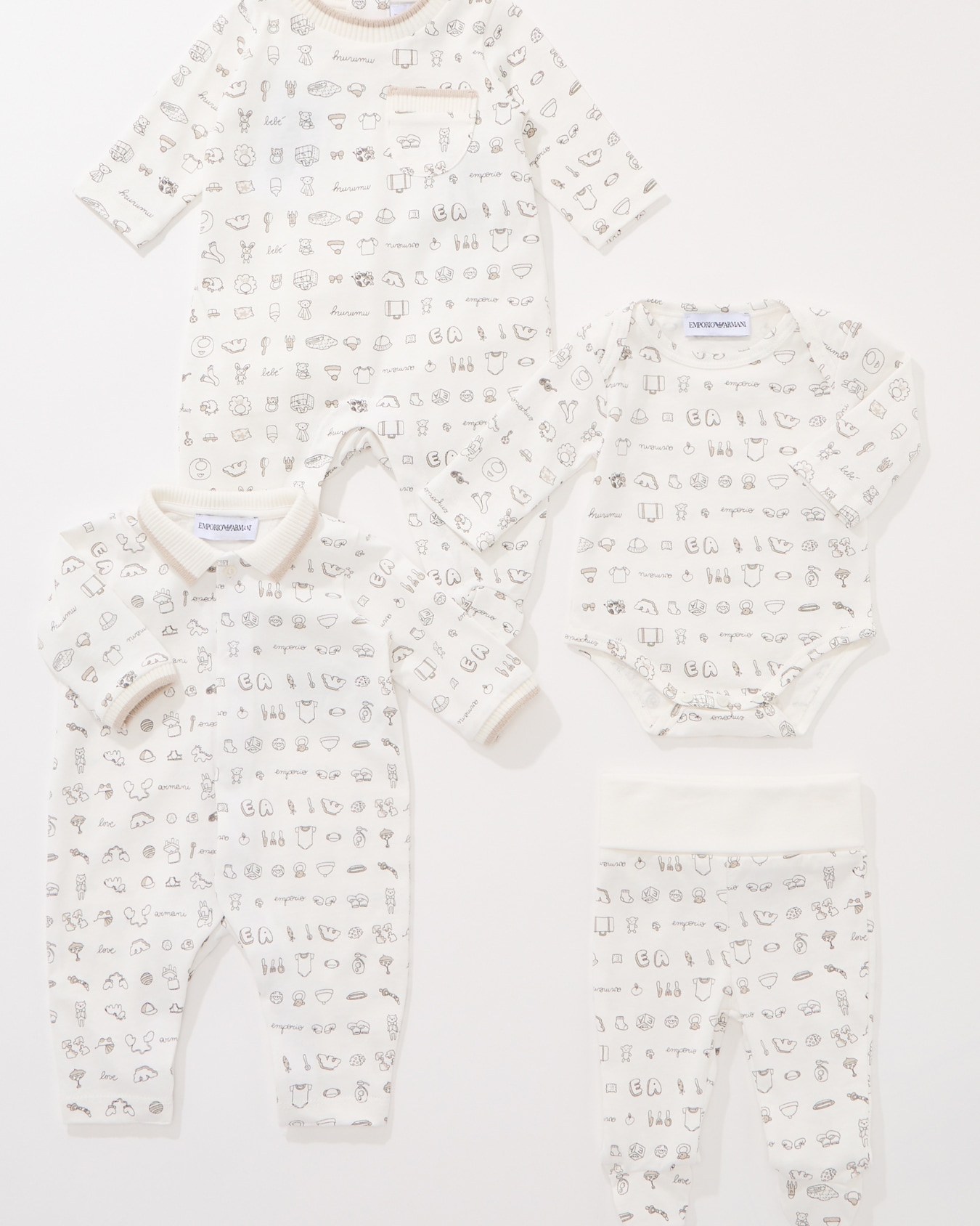 Strampler aus Jersey mit Tendresse-Print Folie 3