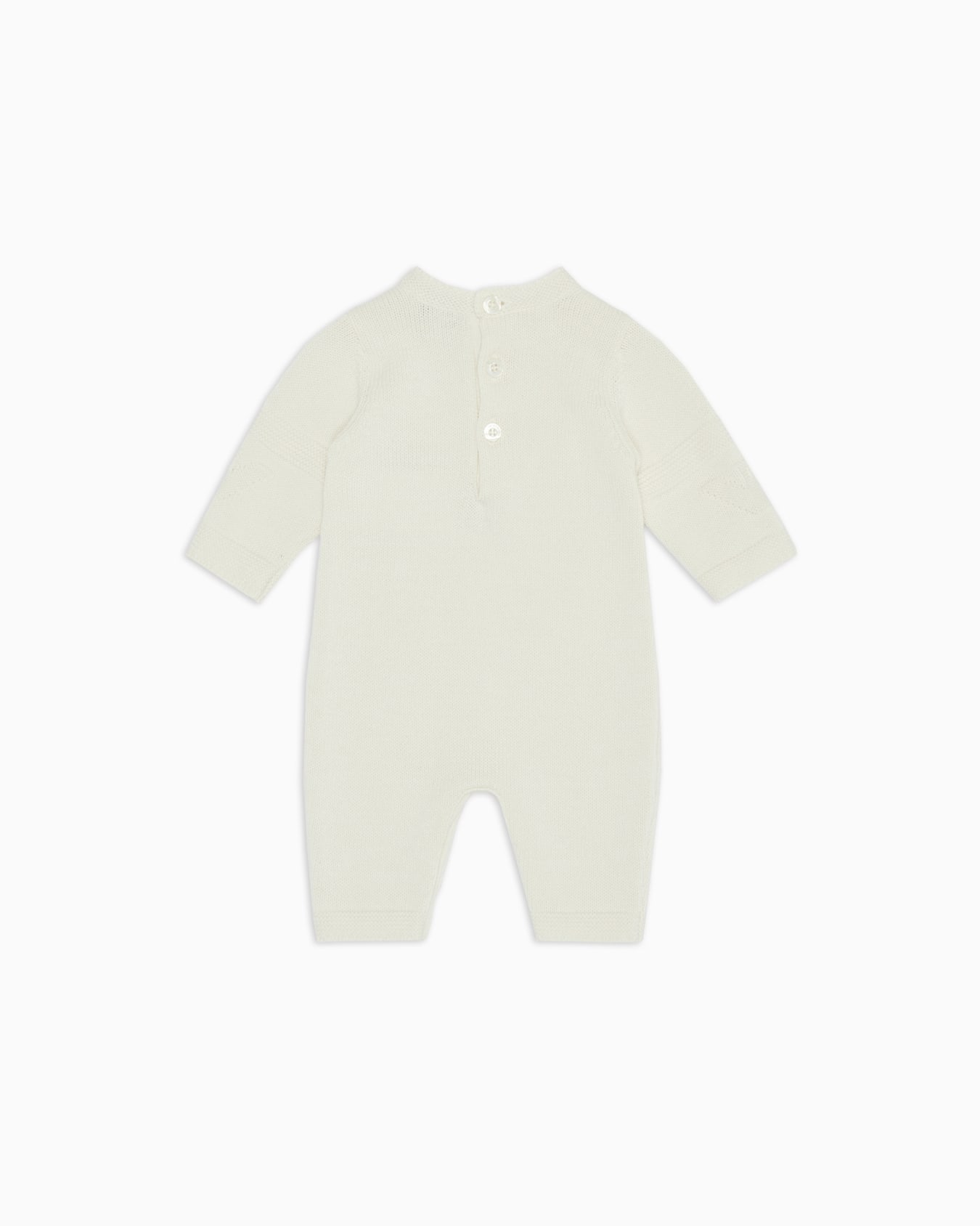 Knitted onesie with Tendresse and logo intarsia Slide 2