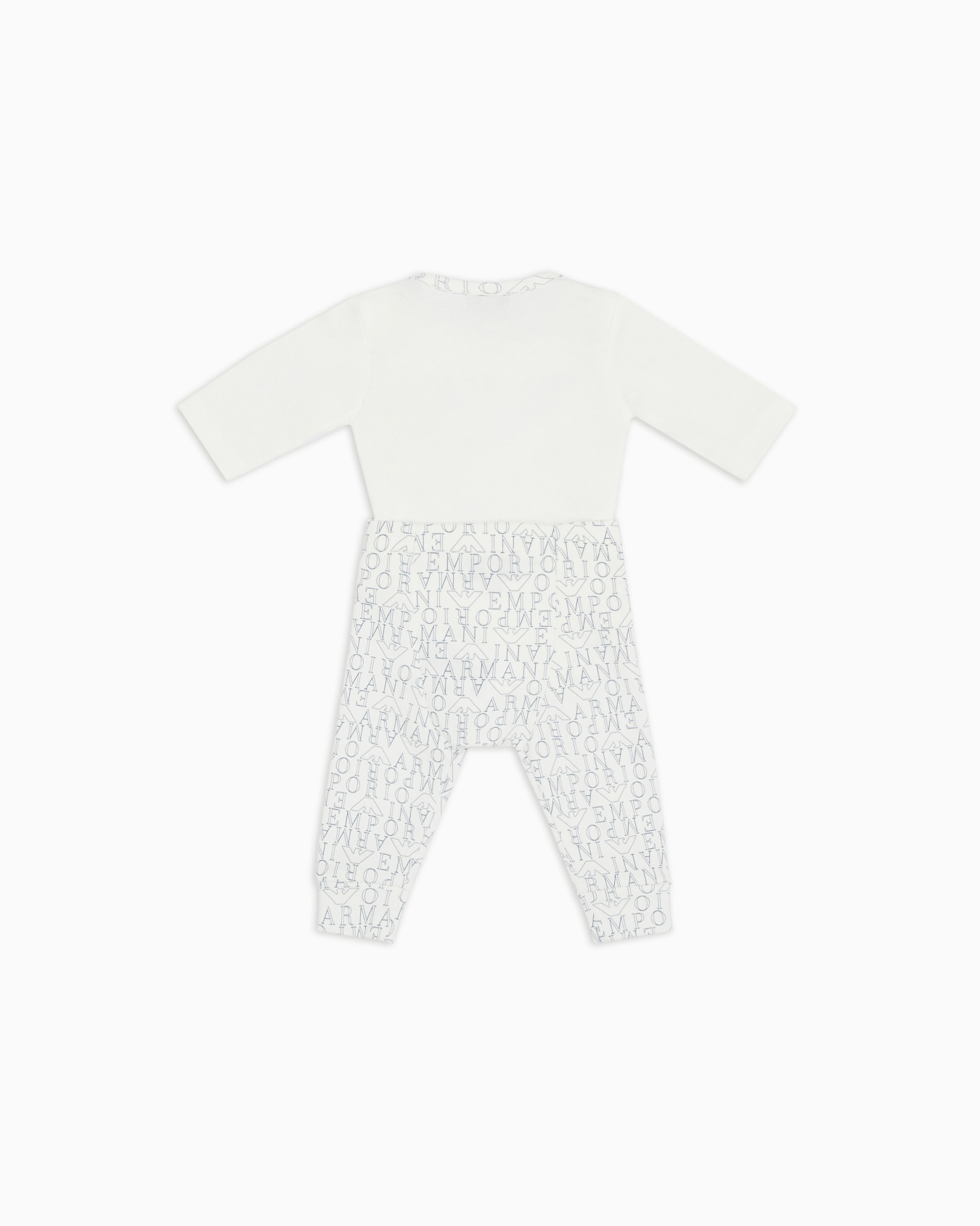 Logomania interlock jersey bodysuit and trousers gift set Slide 2