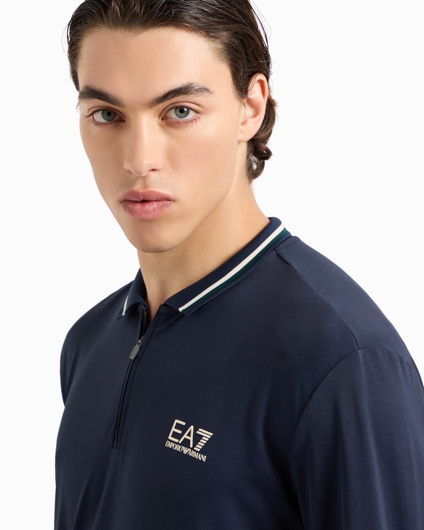 Golf Pro long-sleeved polo shirt in VENTUS7 technical fabric Slide 4