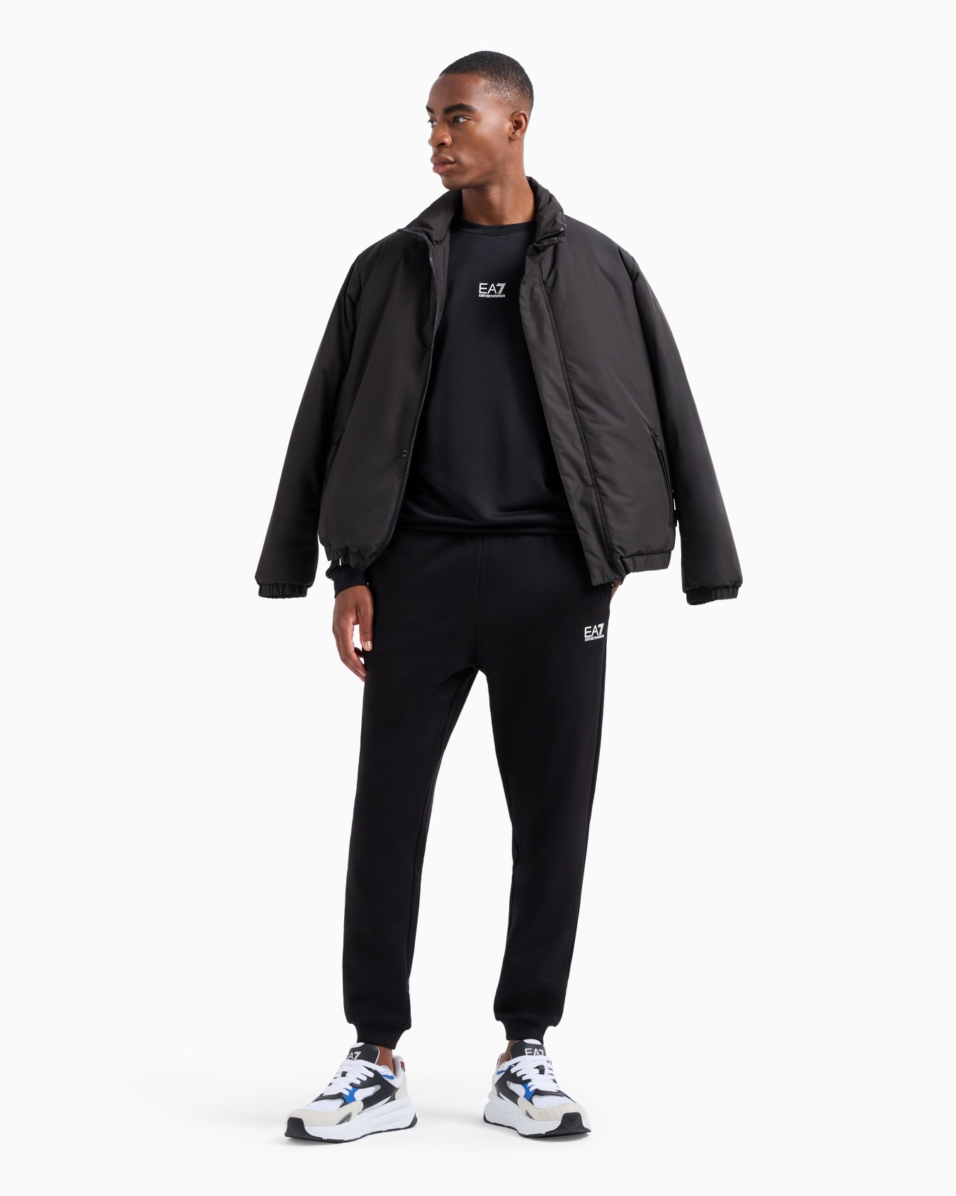 Core Identity technical-fabric crew-neck sweatshirt Slide 3