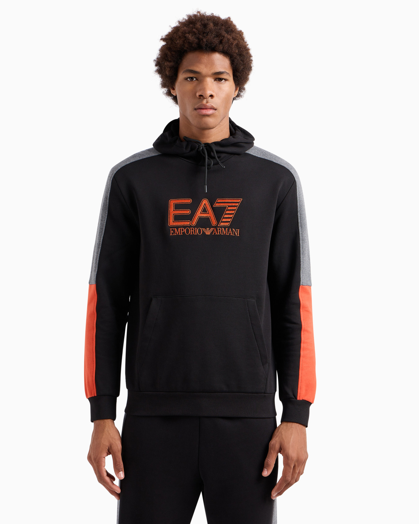 Visibility cotton-blend hooded sweatshirt Slide 1