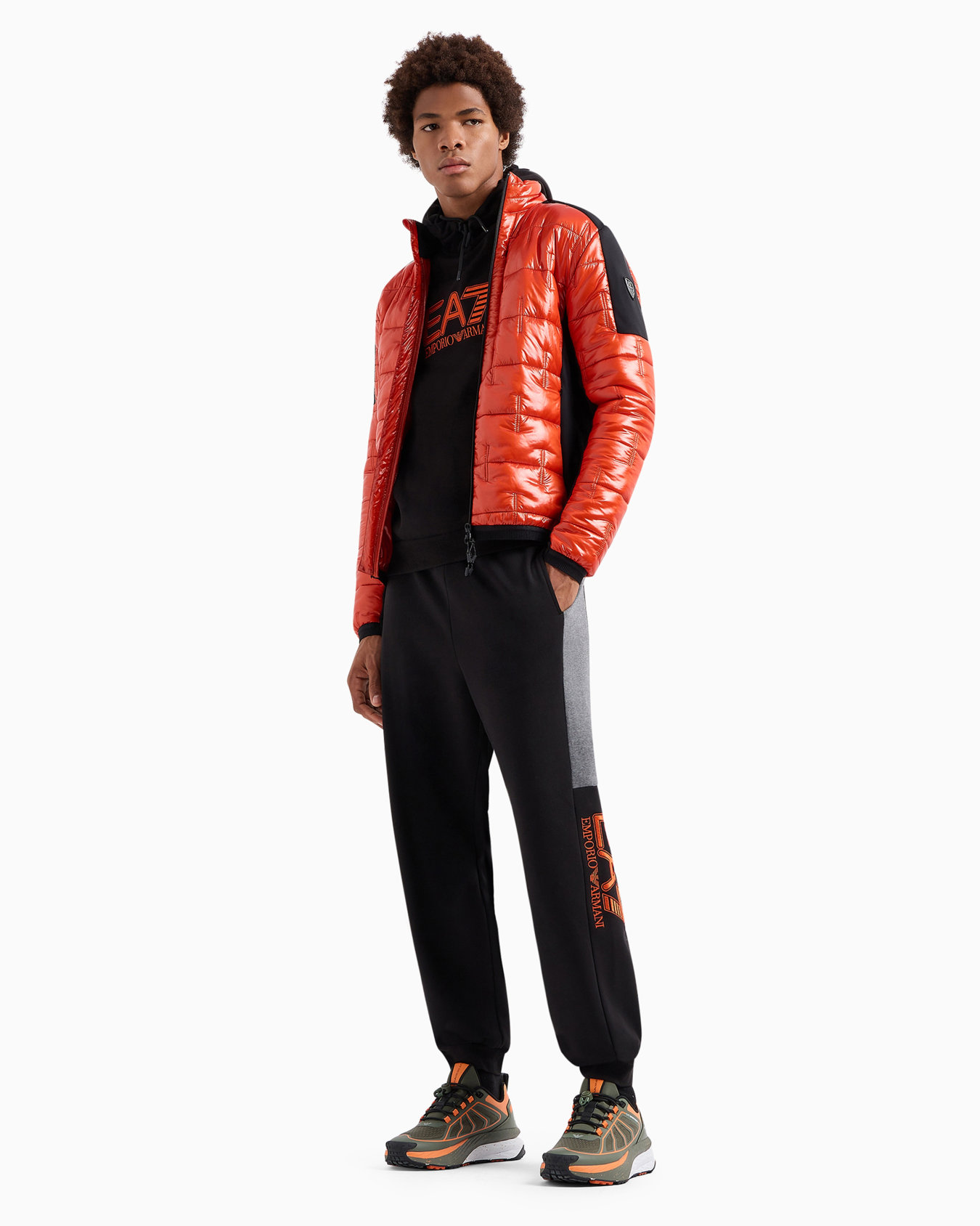 Visibility cotton-blend hooded sweatshirt Slide 3