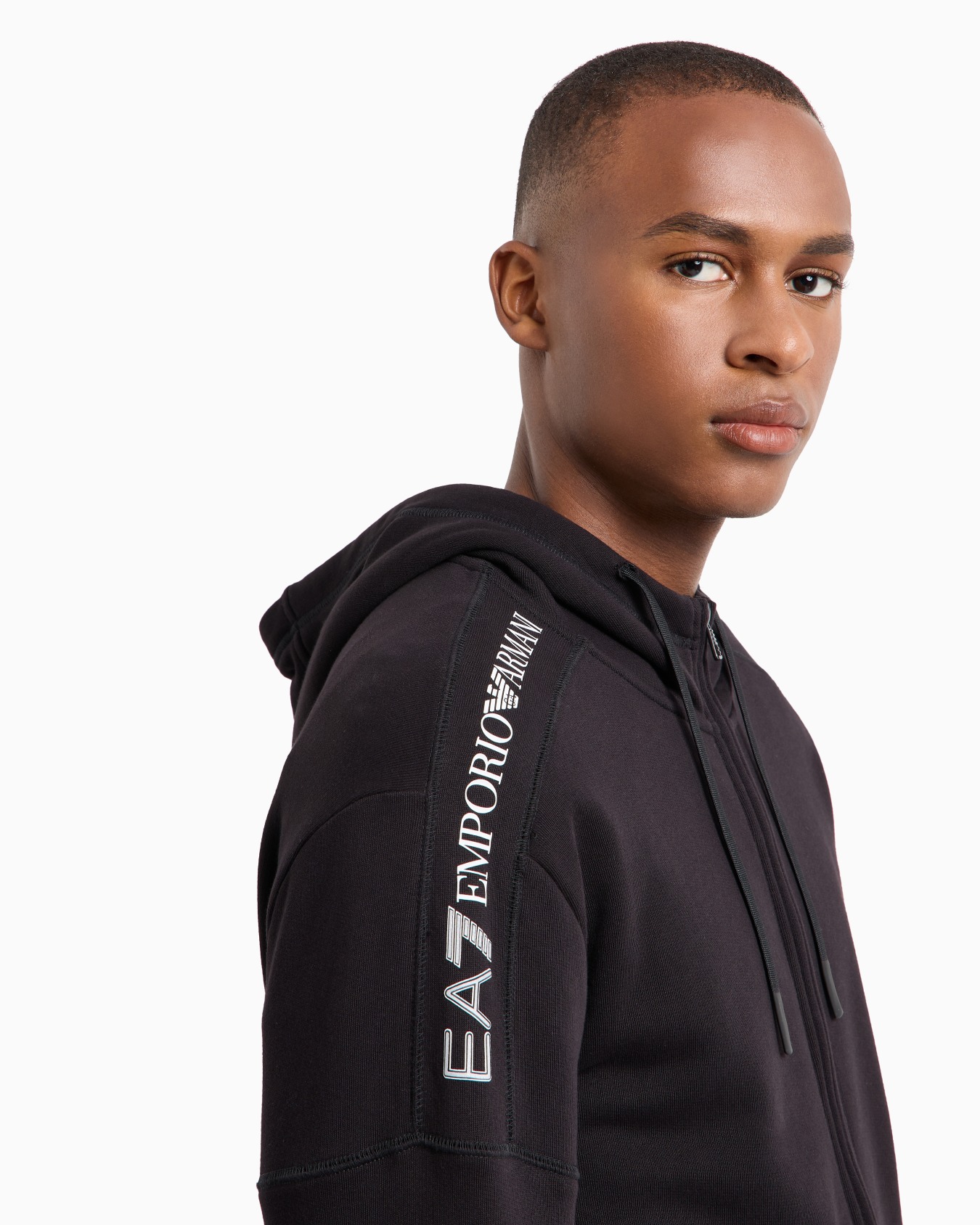Sudadera de algodón con capucha Logo Series Diapositiva 5