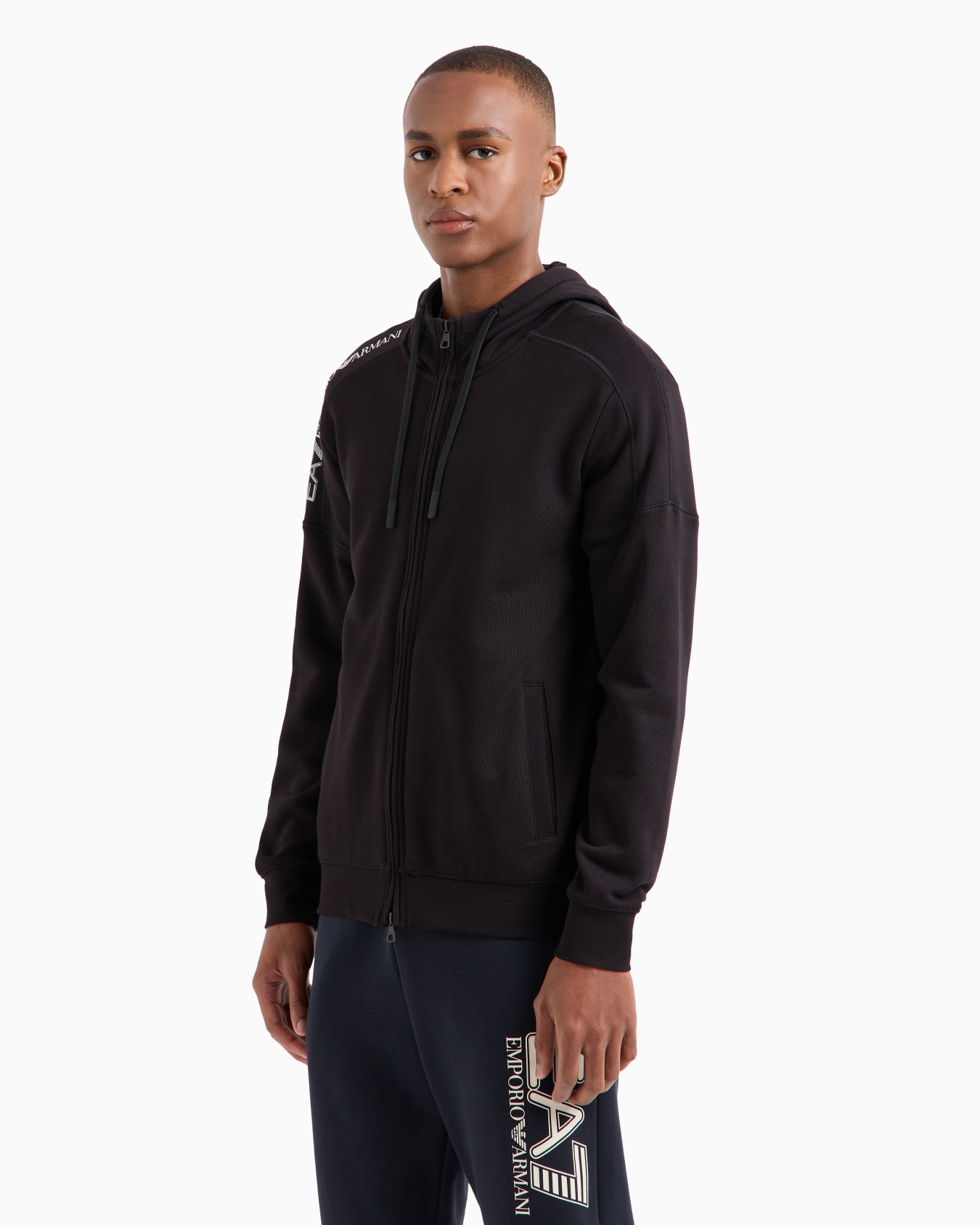 Sudadera de algodón con capucha Logo Series Diapositiva 2