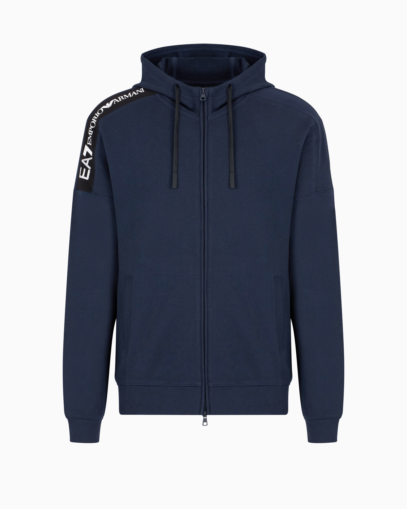 Logo Series hooded cotton sweatshirt Slide 0