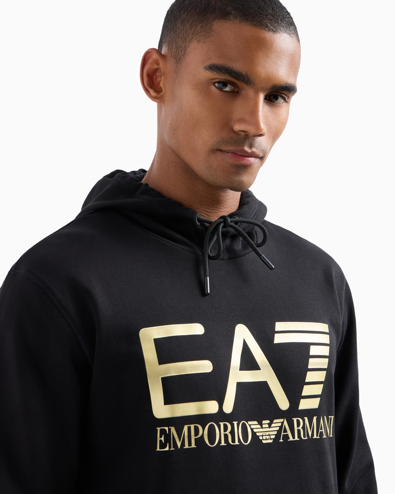 Sweat-shirt à capuche Logo Series en coton  Diapositive 4