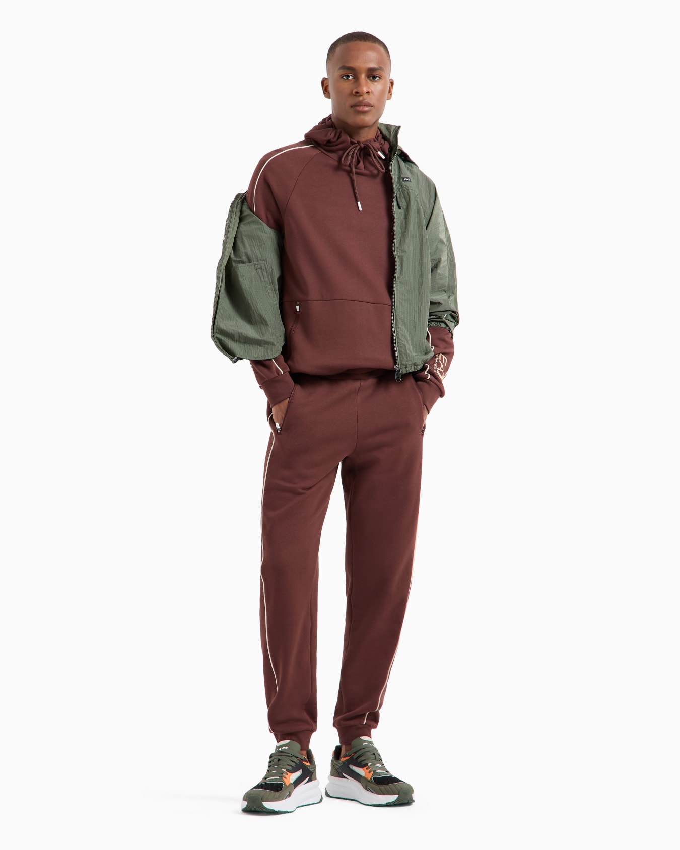 Logo Series hooded cotton sweatshirt Slide 3