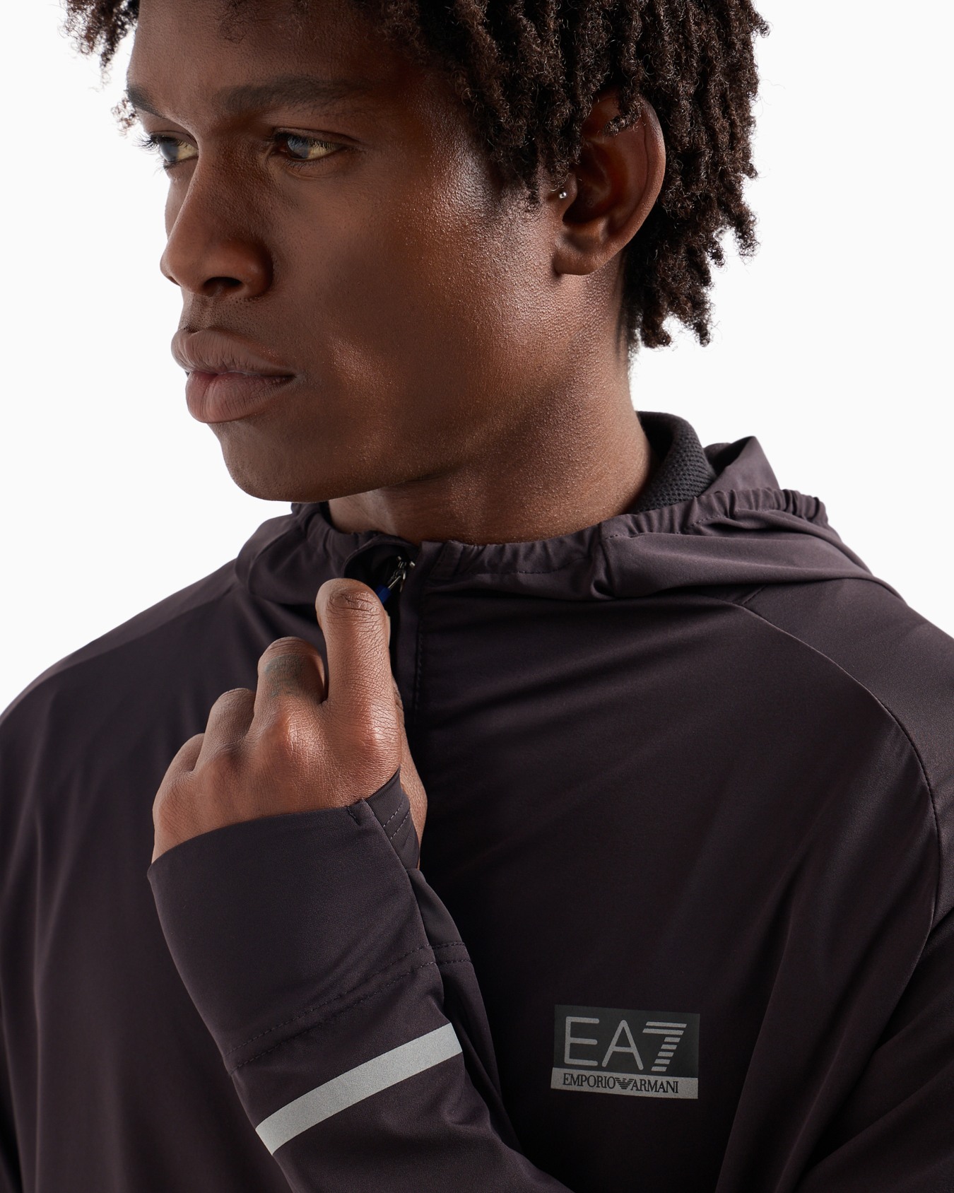 Dynamic Athlete hooded sweatshirt in VENTUS7 technical fabric Slide 4