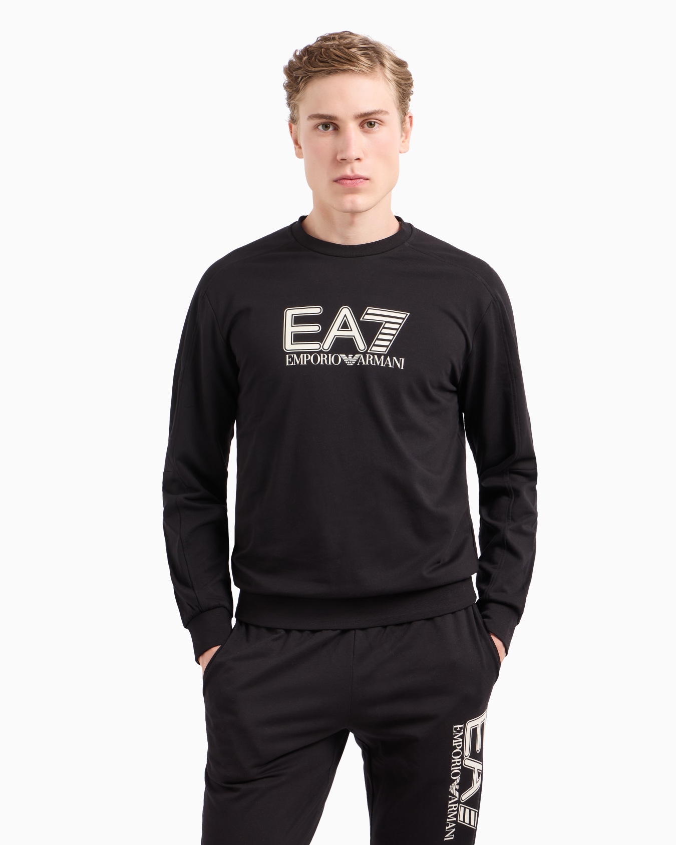 Sweat-shirt ras-du-cou Visibility en coton Diapositive 1
