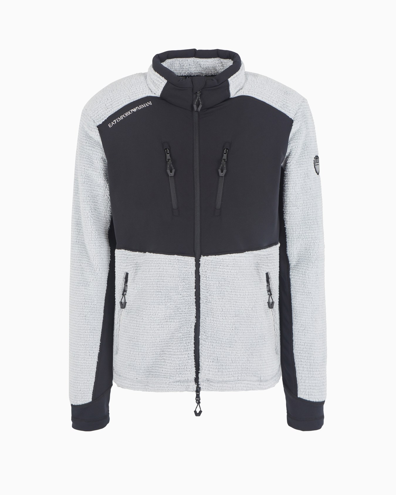 Technical ski fleece with contrasting inserts Slide 0