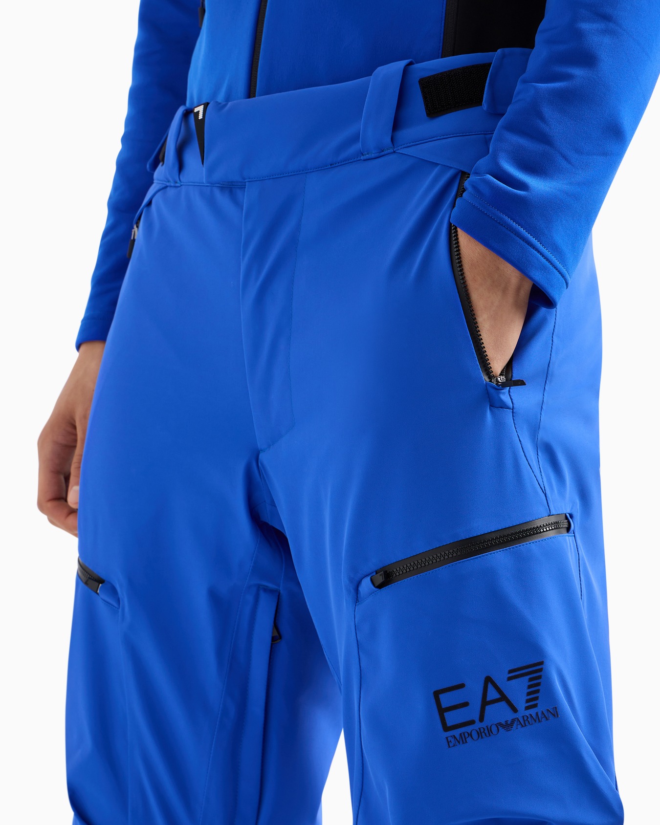Technical-fabric ski trousers with ASV STRATUM7 padding Slide 4
