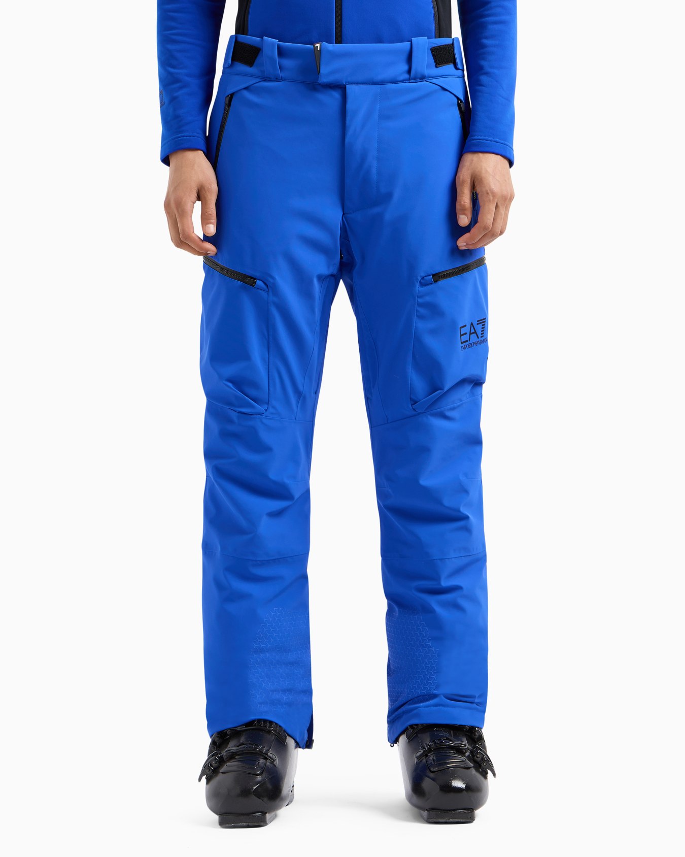 Technical-fabric ski trousers with ASV STRATUM7 padding Slide 1