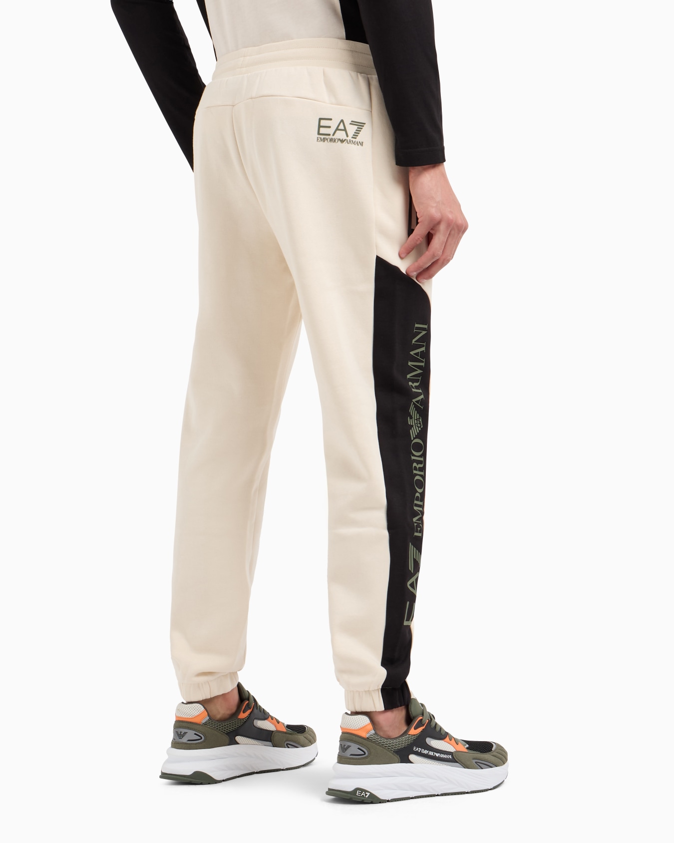 Athletic Colour Block cotton-blend joggers  Slide 2