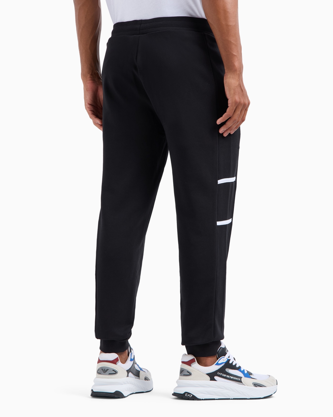 Pantalon de jogging en coton mélangé biologique Athletic Colour Block Diapositive 2
