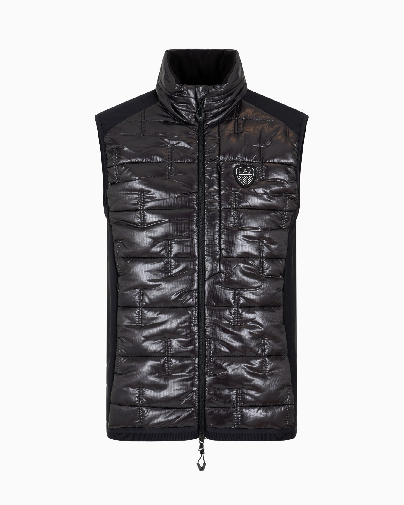 Recycled nylon technical ski gilet  Slide 0