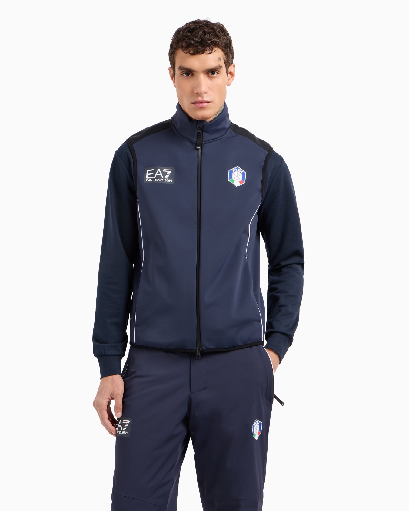 FISI Collection softshell gilet in stretch technical fabric Slide 1