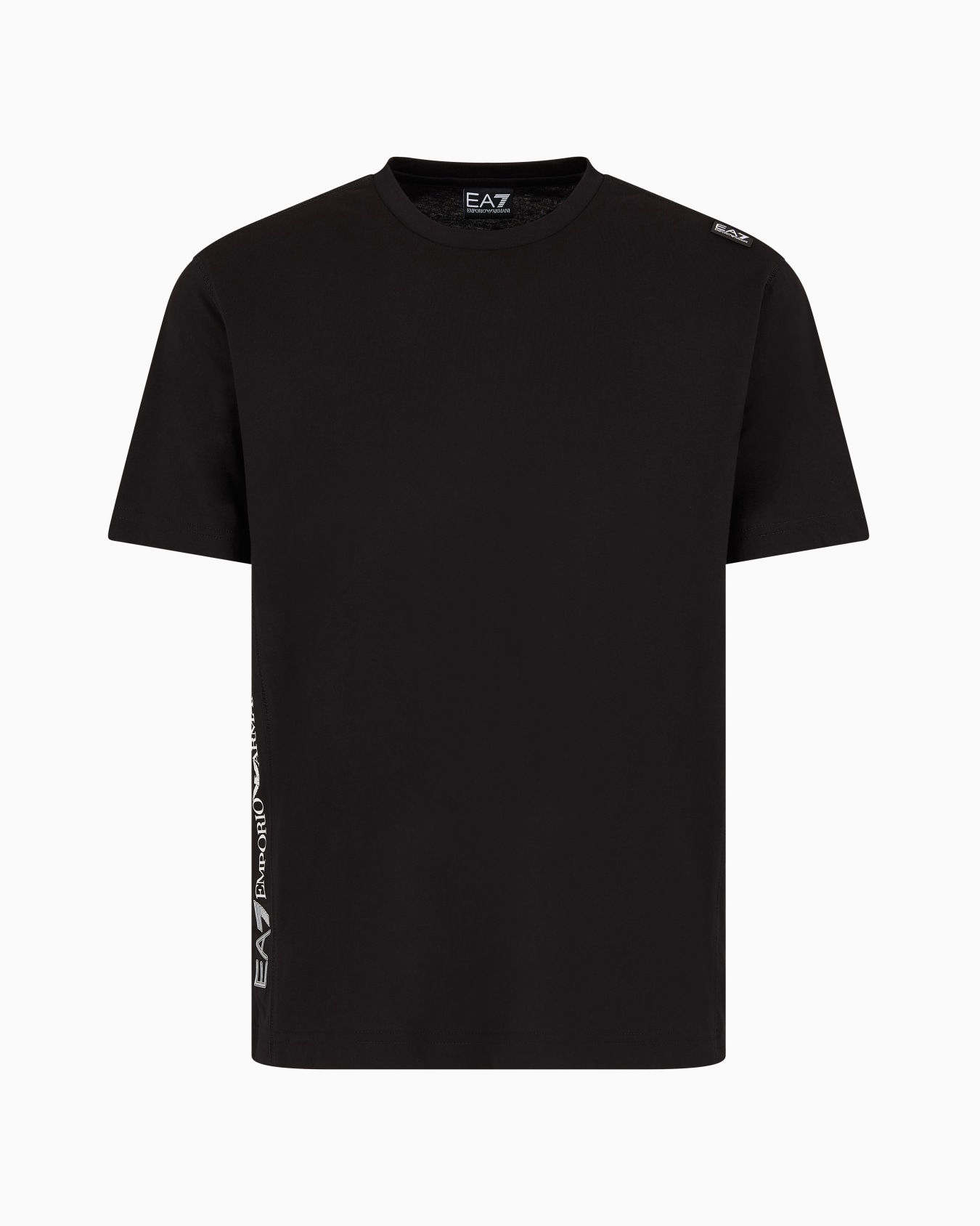 T-shirt ras-du-cou Logo Series en coton Diapositive 0