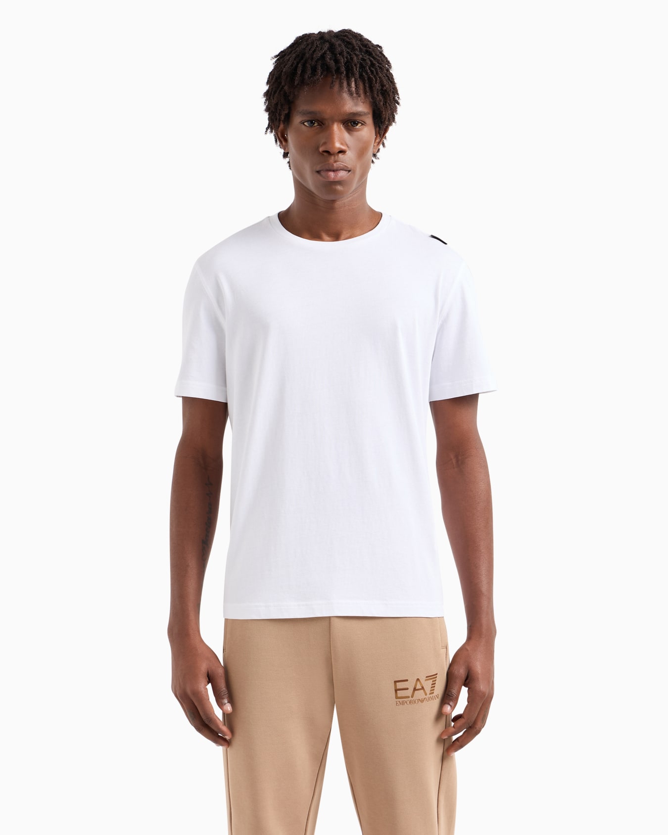Logo Series T-Shirt mit Rundhalsausschnitt aus Baumwolle Folie 1