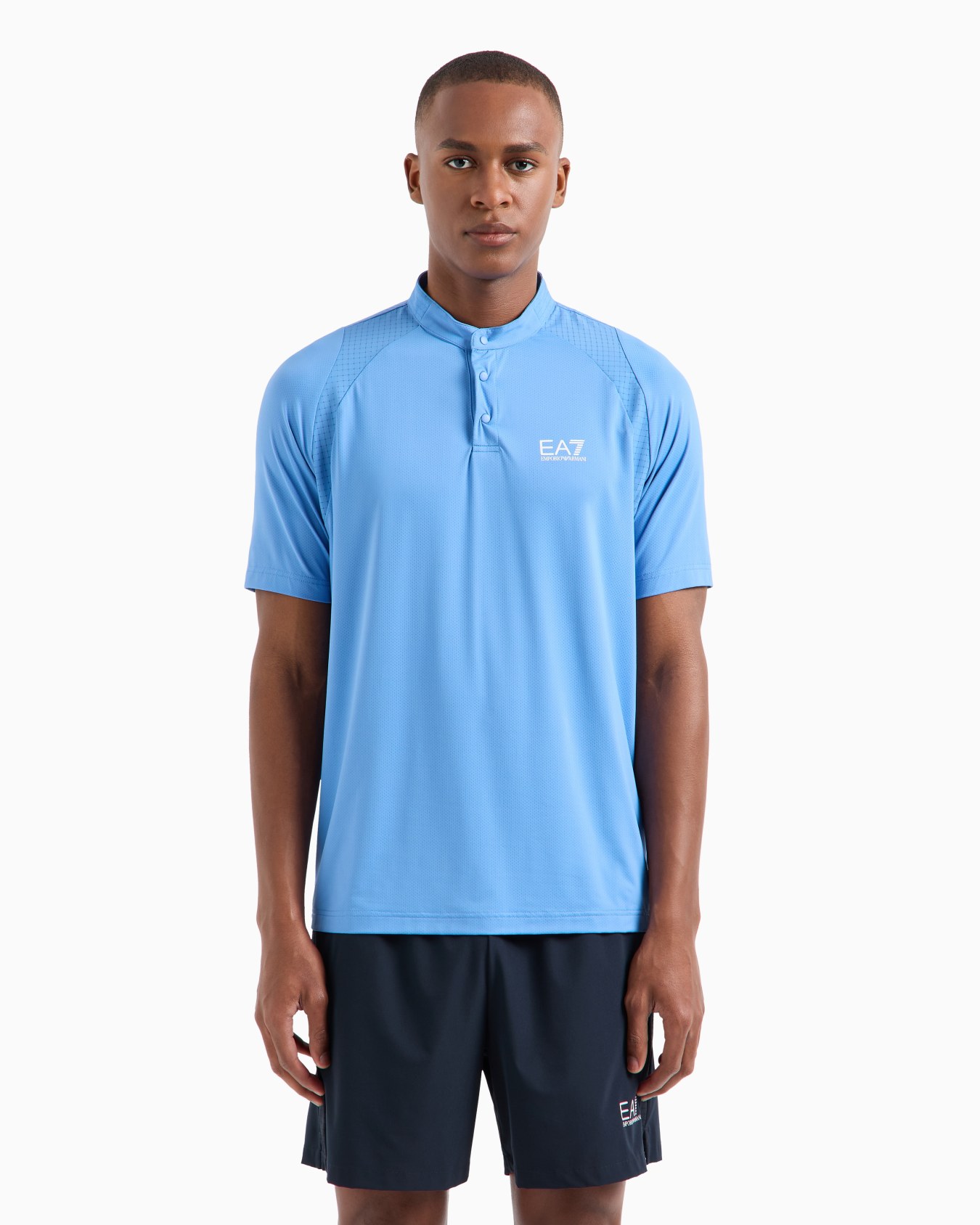 Polo Tennis Pro de tejido técnico VENTUS7 con cuello panadero Diapositiva 1
