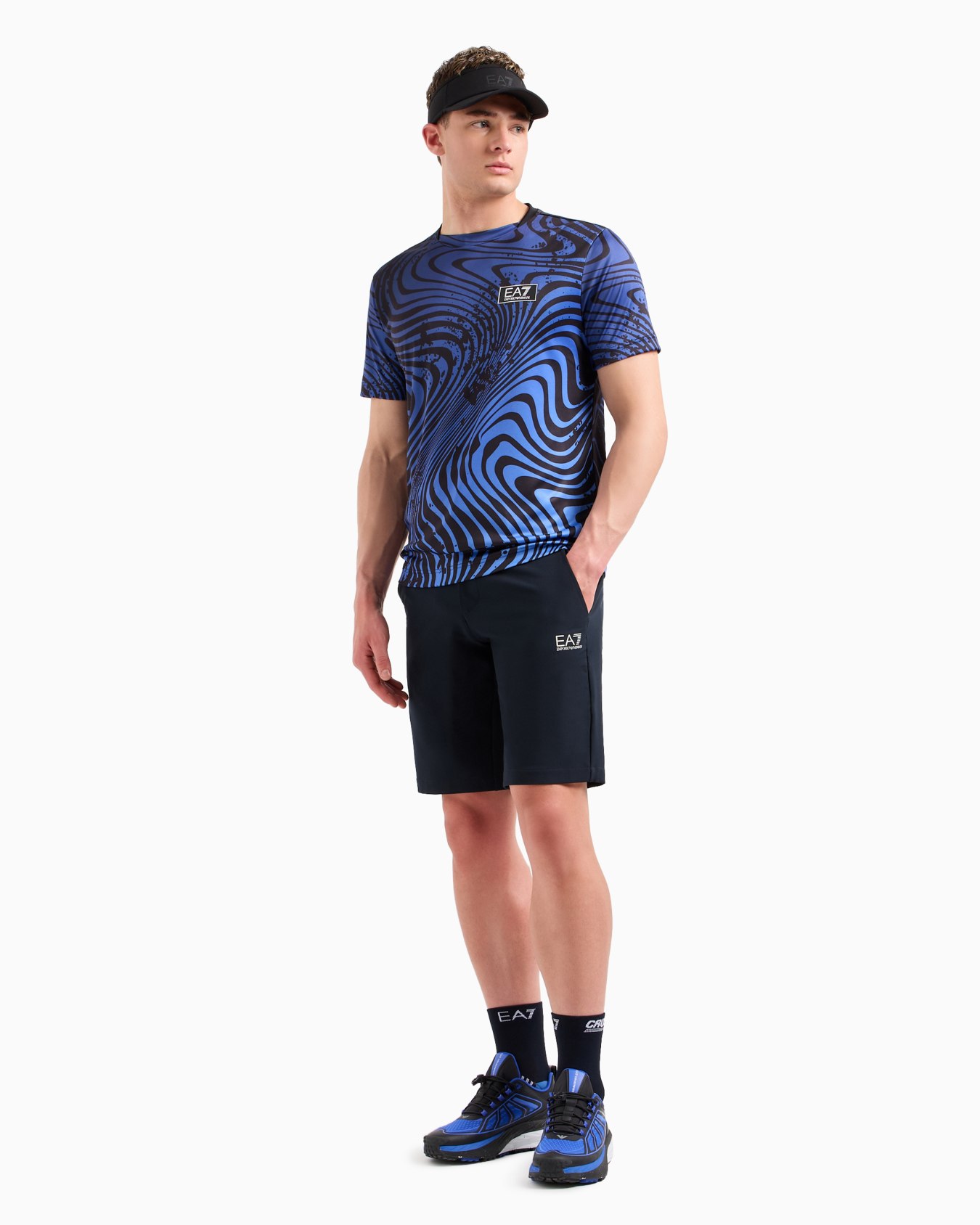 Tennis Pro crew-neck T-shirt in VENTUS7 technical fabric Slide 3