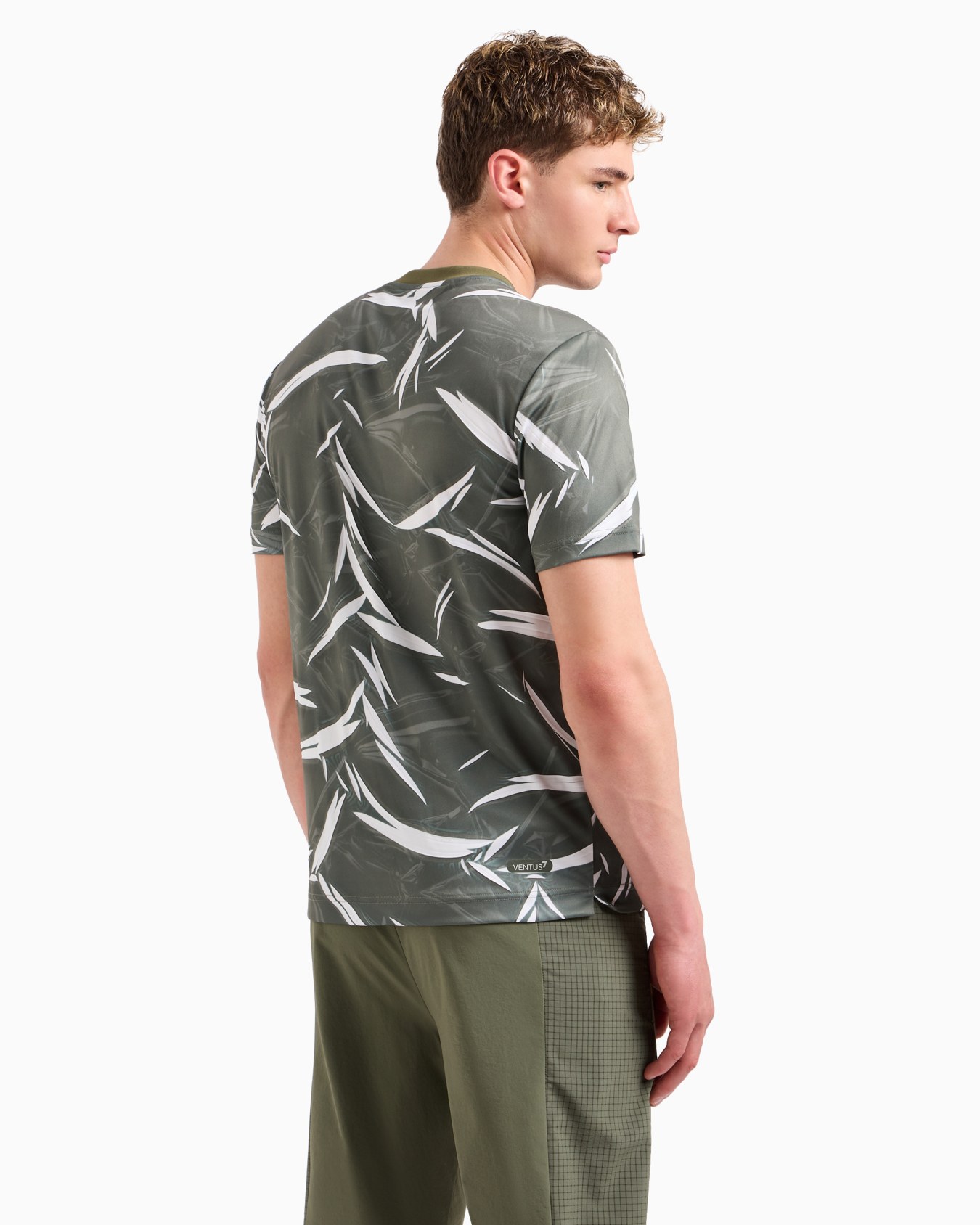 Tennis Pro crew-neck T-shirt in VENTUS7 technical fabric Slide 2