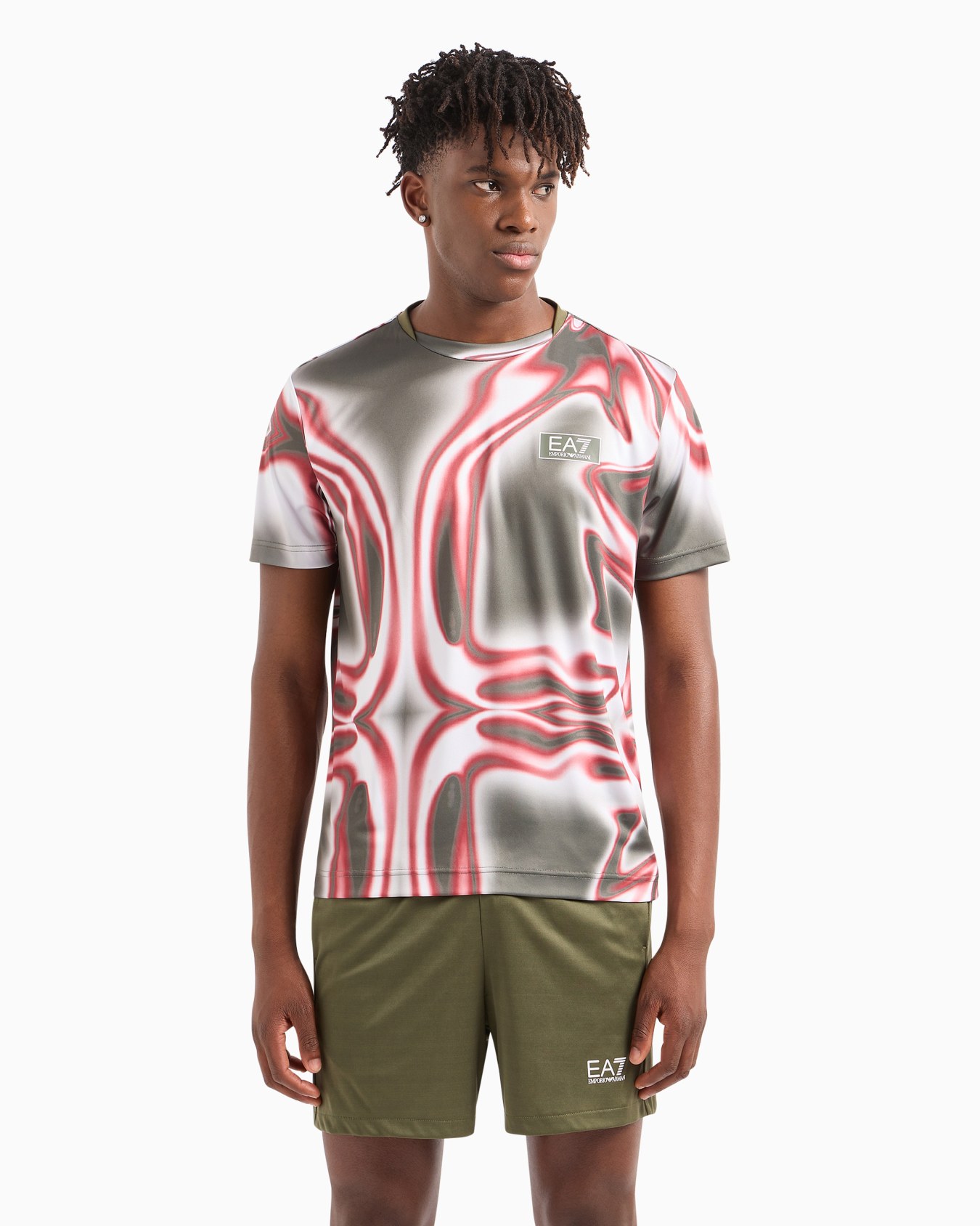 Tennis Pro crew-neck T-shirt in VENTUS7 technical fabric Slide 1