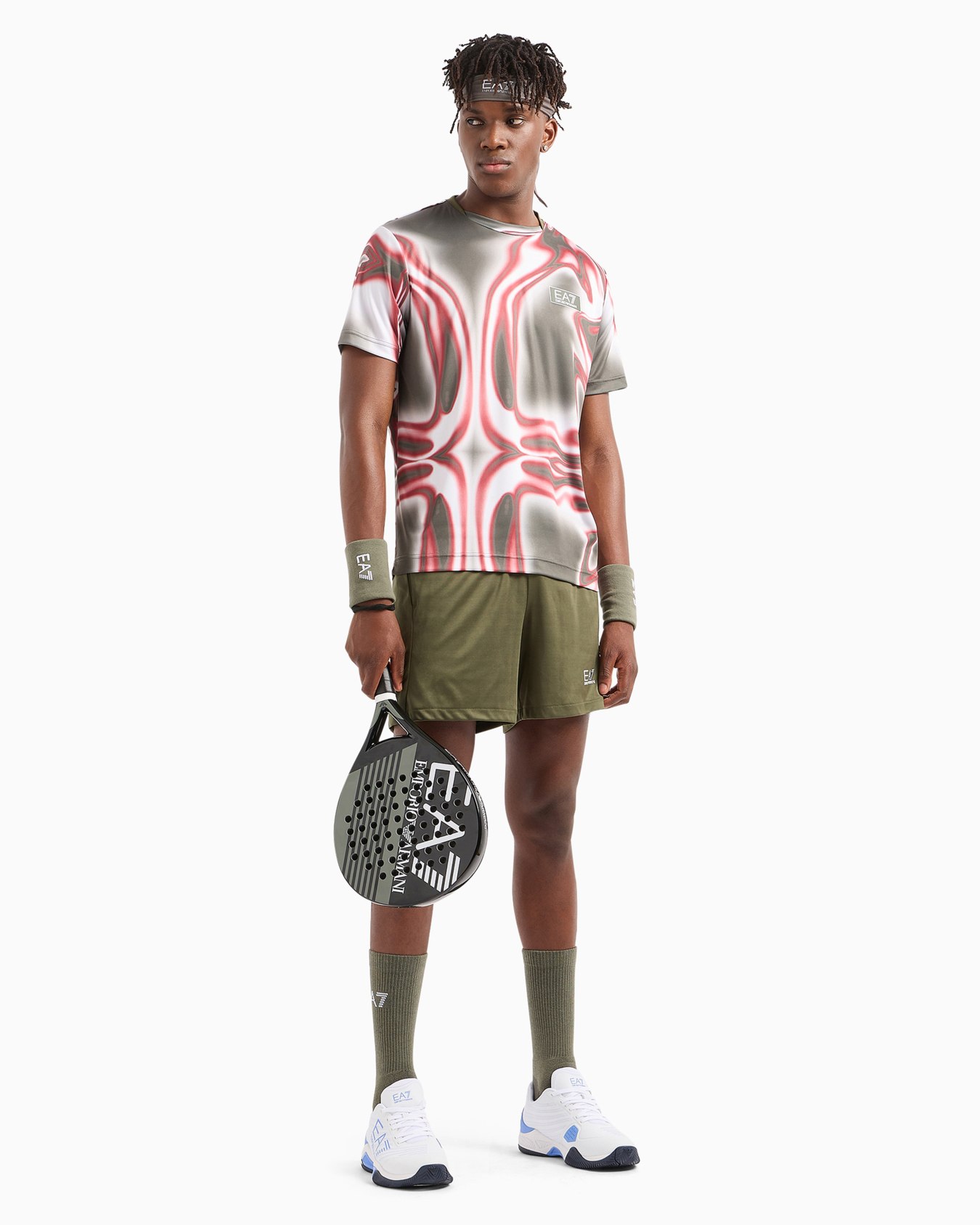 Tennis Pro crew-neck T-shirt in VENTUS7 technical fabric Slide 3