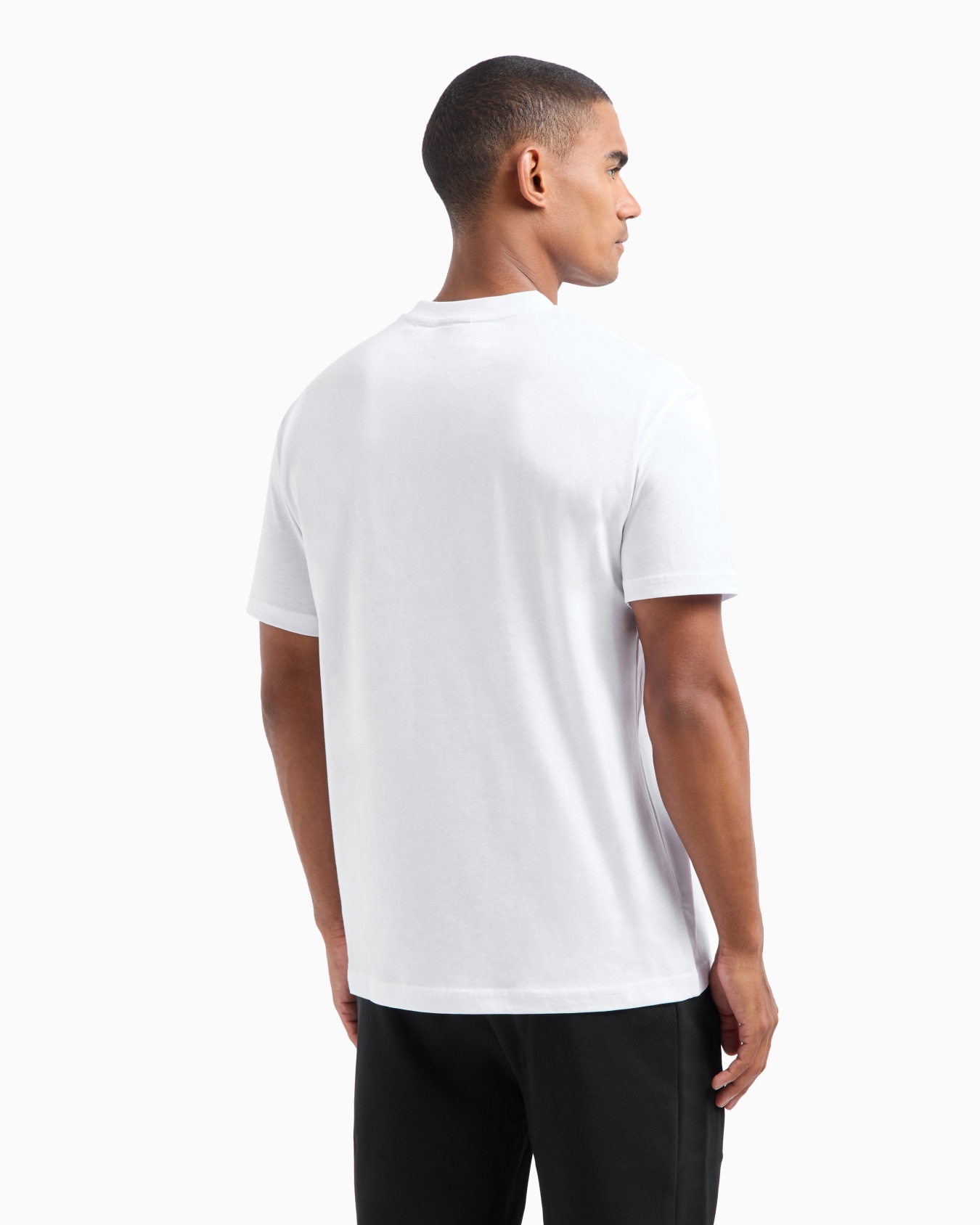 T-shirt girocollo Athletic Colour Block in cotone organico Slide 2