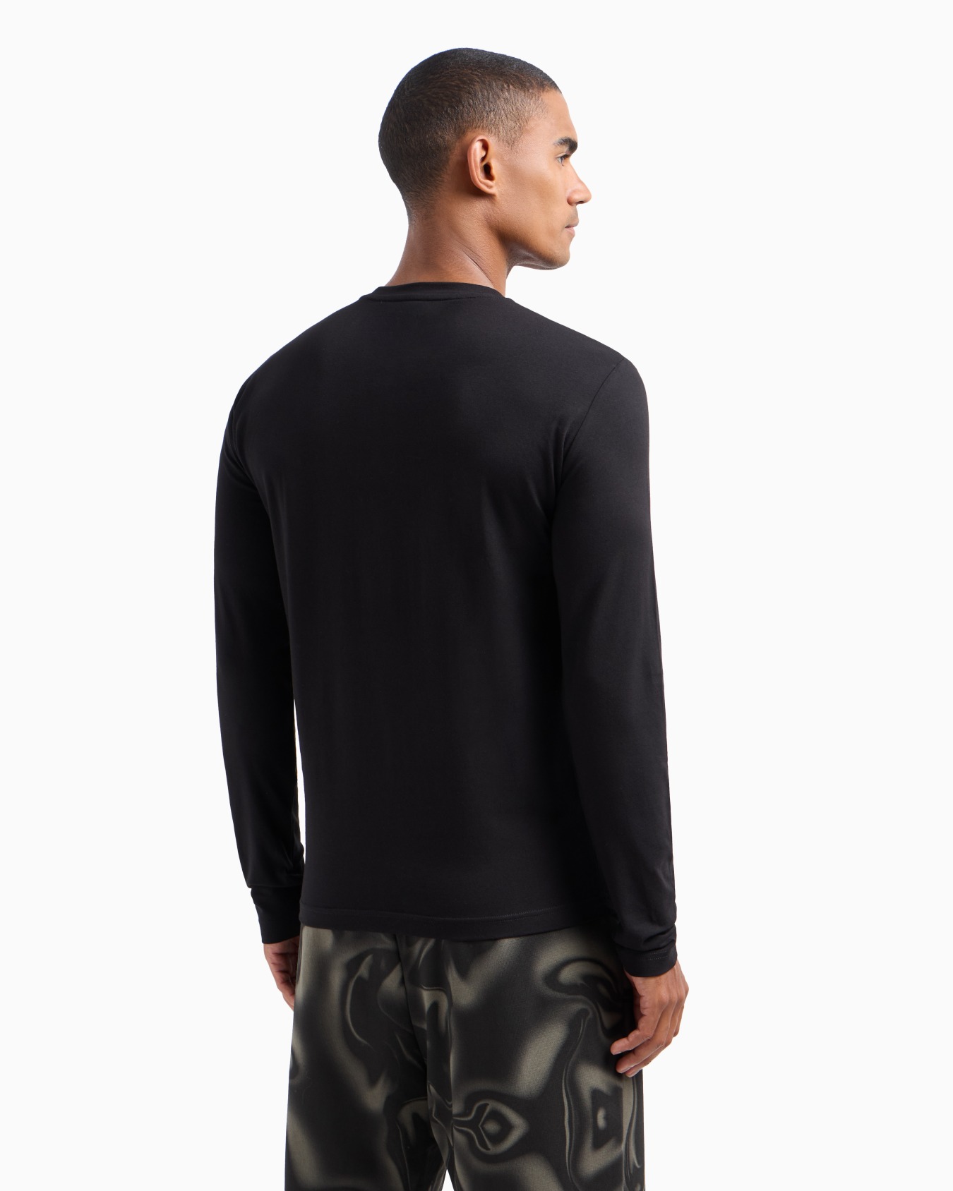 Visibility Rundhals-Langarmshirt aus Baumwollstretch Folie 2