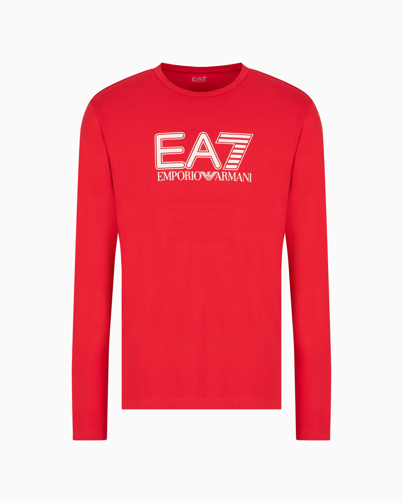 Visibility stretch-cotton long-sleeved crew-neck T-shirt Slide 0