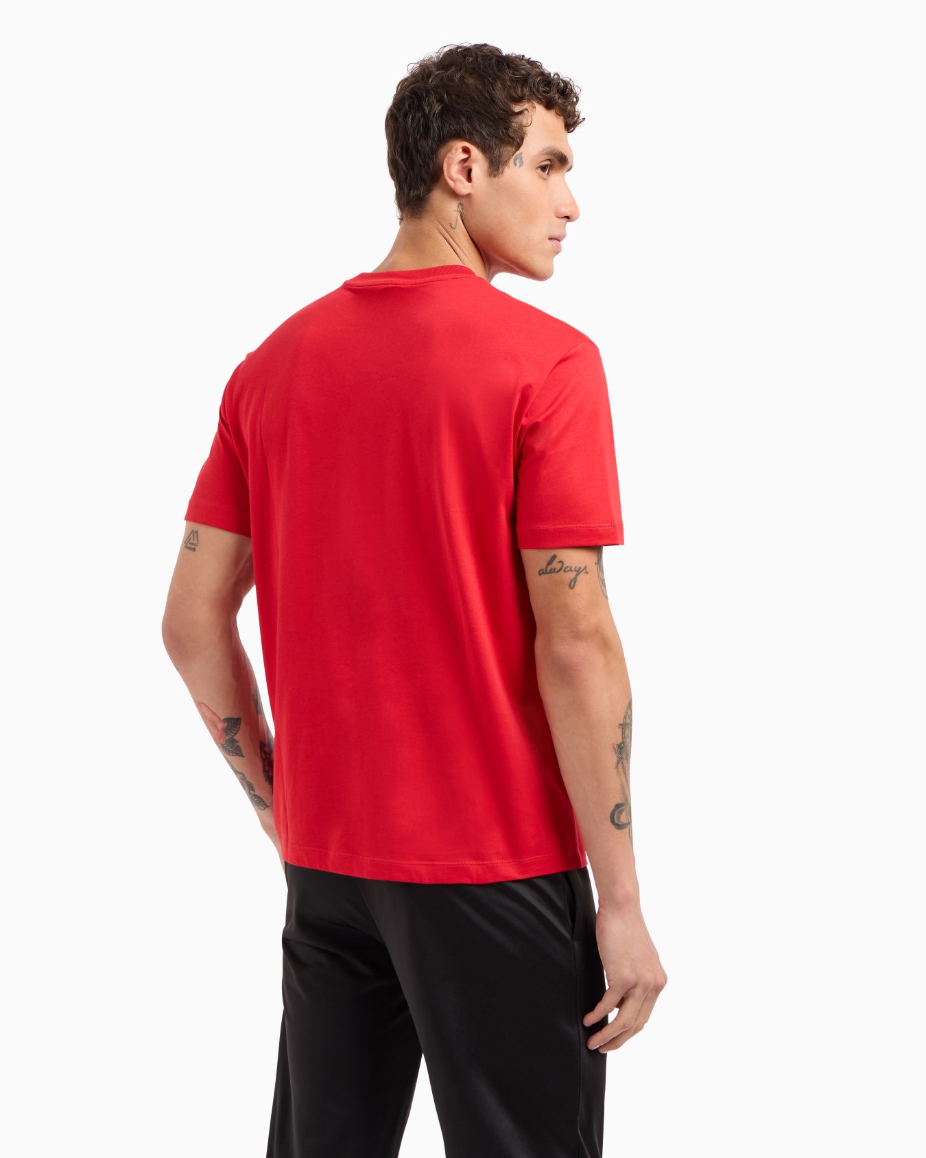 Camiseta de cuello redondo Visibility de punto de algodón Diapositiva 2