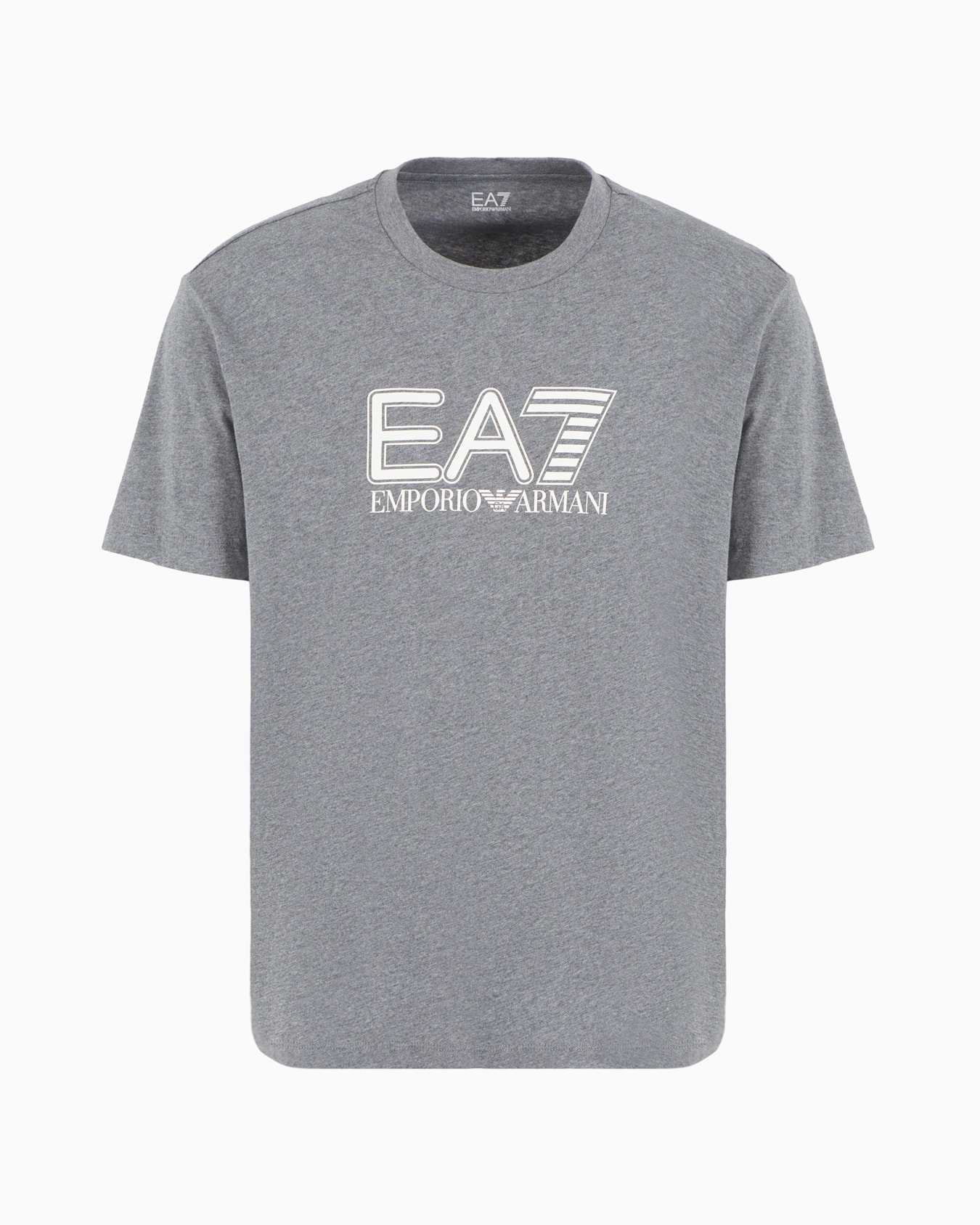 Visibility cotton-jersey crew-neck T-shirt Diapositiva 0